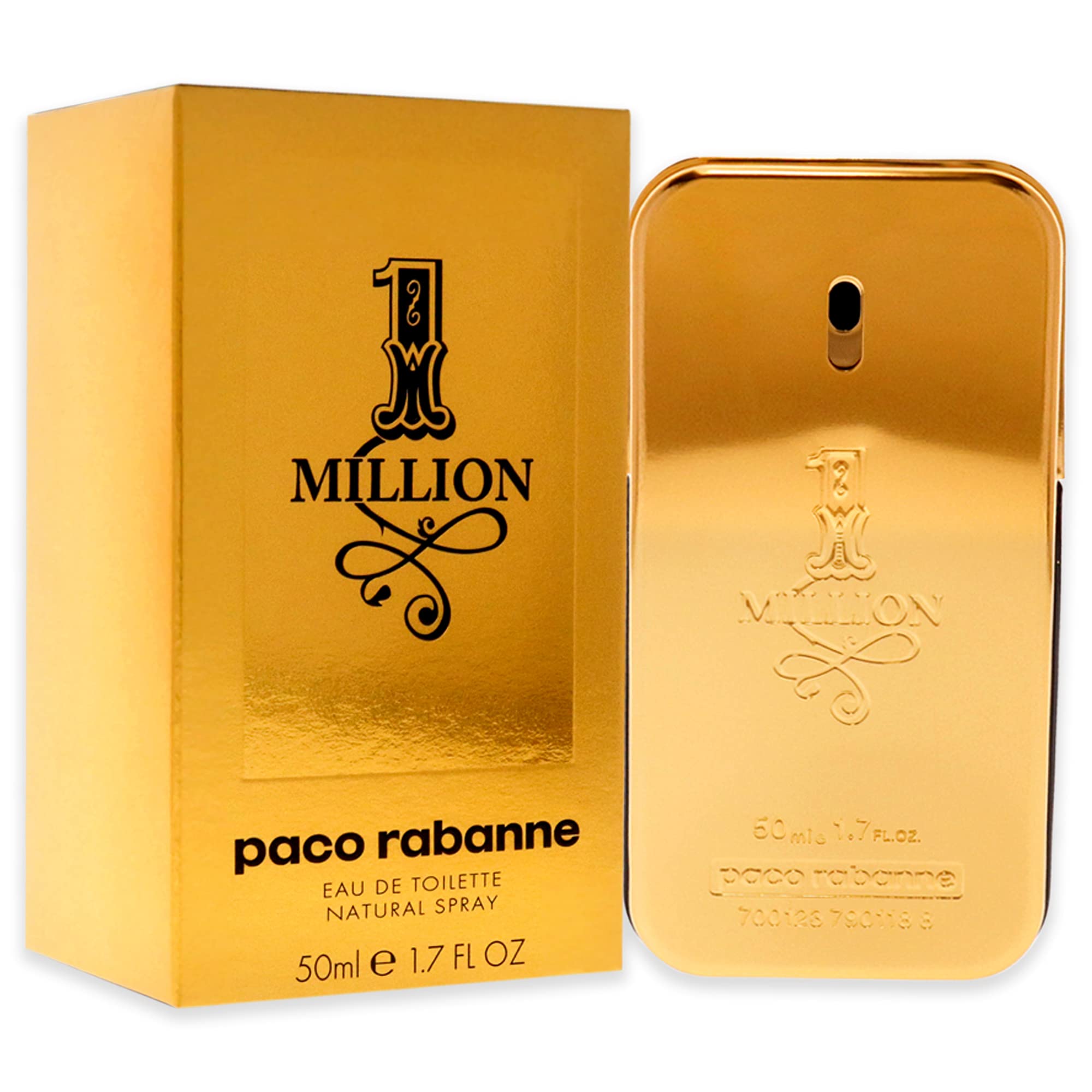 1 Million By Paco Rabanne, 1.7 Oz Eau De Toilette Spray For Men