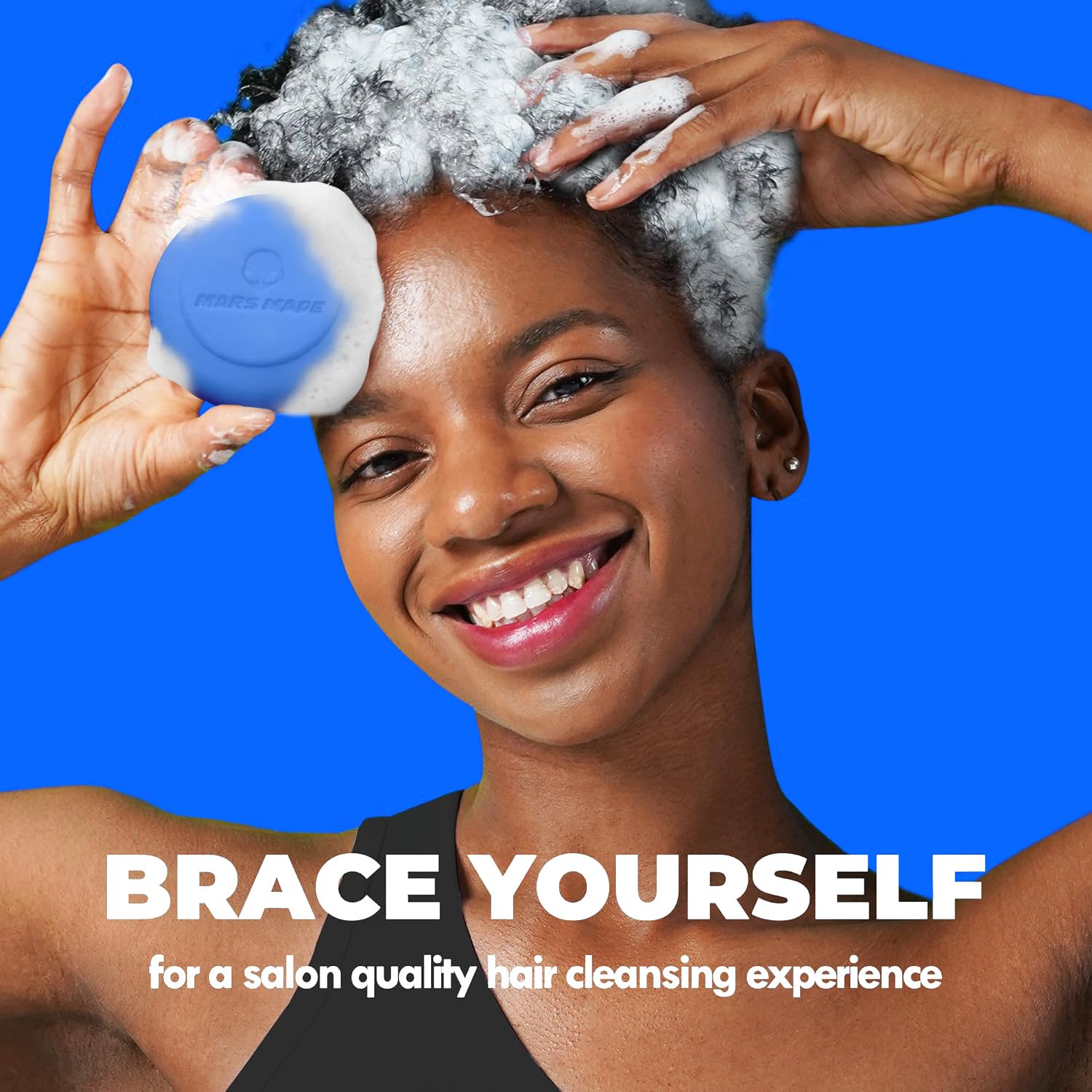 Mars Made Rosemary Shampoo Bar 2.0 - Hydrating & Moisturizing Natural Hair Soap Bar Shampoo For Hair Volume & Scalp Nourishment