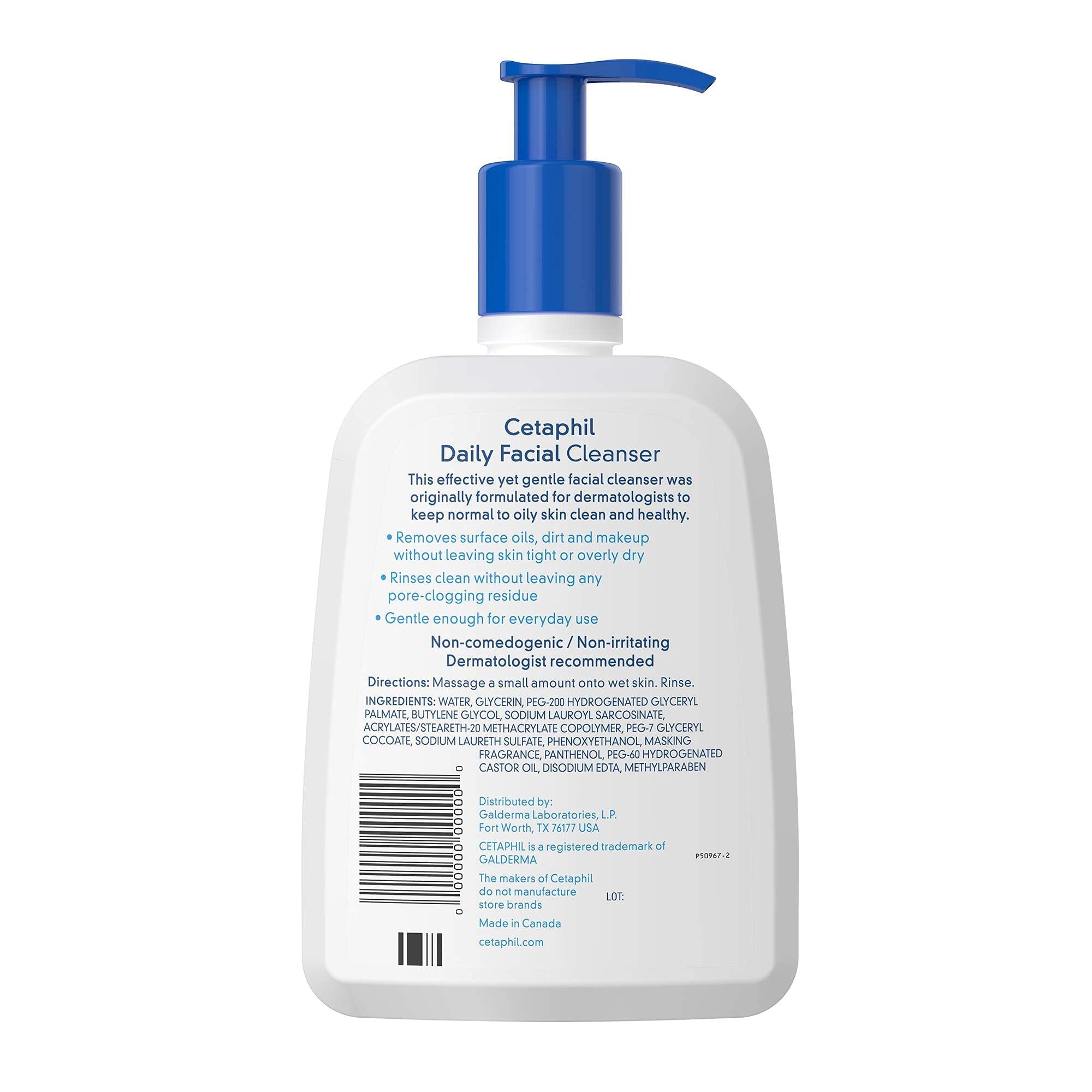 Cetaphil Daily Facial Cleanser, 16 Oz
