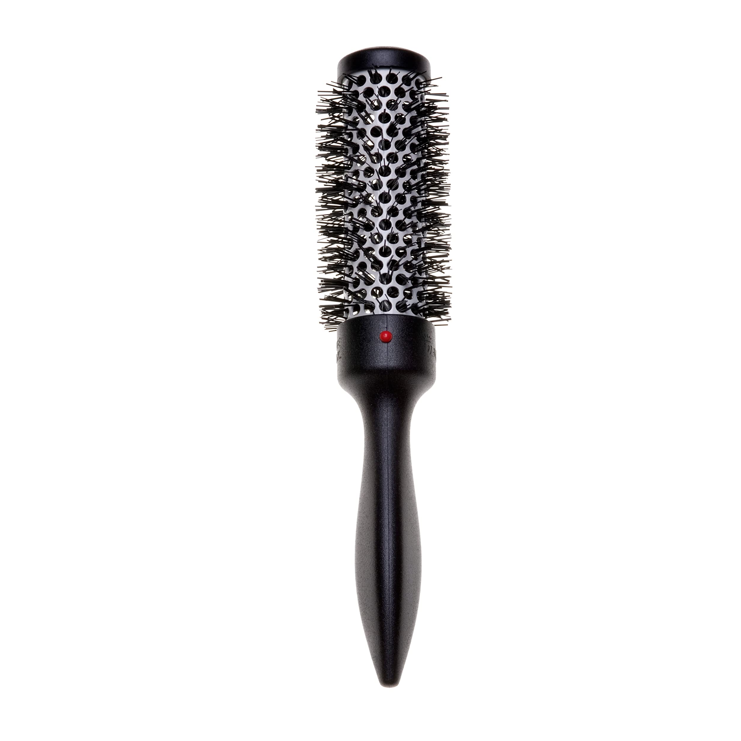 Denman (Small) Thermo Ceramic Hourglass Hot Curl Brush - Hair Curling Brush for Blow-Drying, Straightening, Defined Curls, Volum