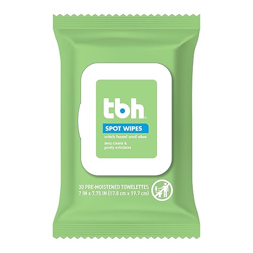 Tbh Kids Spot Foam Face Cleaning Spot Wipes For Kids, Preteens, And Teens With Sensitive Dry Oily Skin - Gentle Facial Cleanser