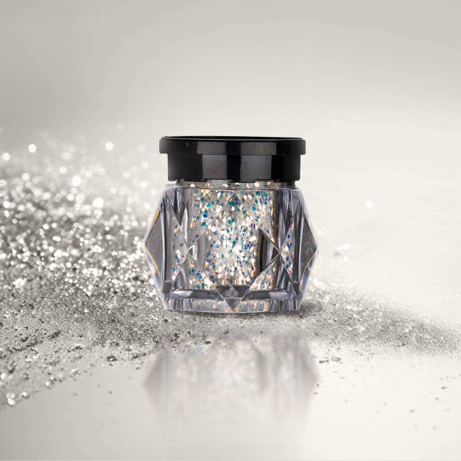 Bobi Glitter Eyeshadow Highly Pigmented Holographic Loose Radiant Shimmer Finish Eyeshadow Makeup Hydrating Easy-To-Blend, Non-T