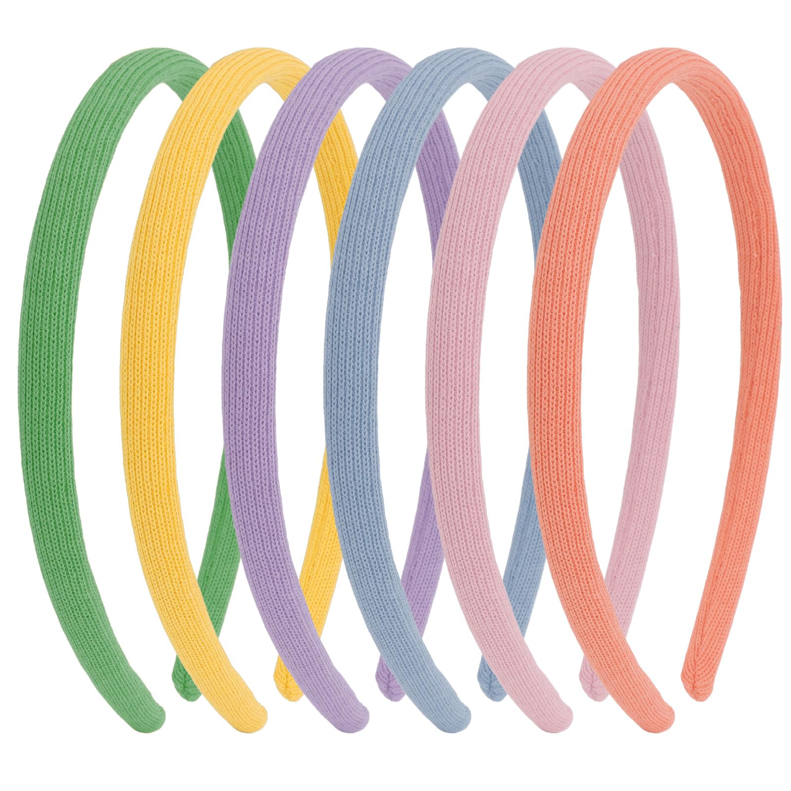 Wecoe Headbands for Girls, 6pcs Kids Headbands Set Hair Accessories