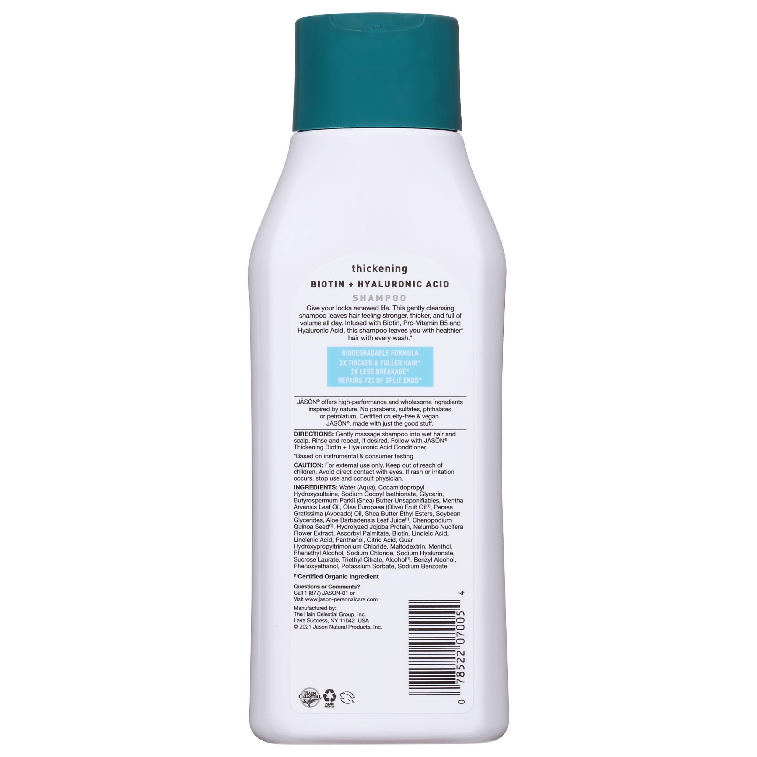 JASN Natural Restorative Biotin Shampoo - Lavender, 16 Fl Oz