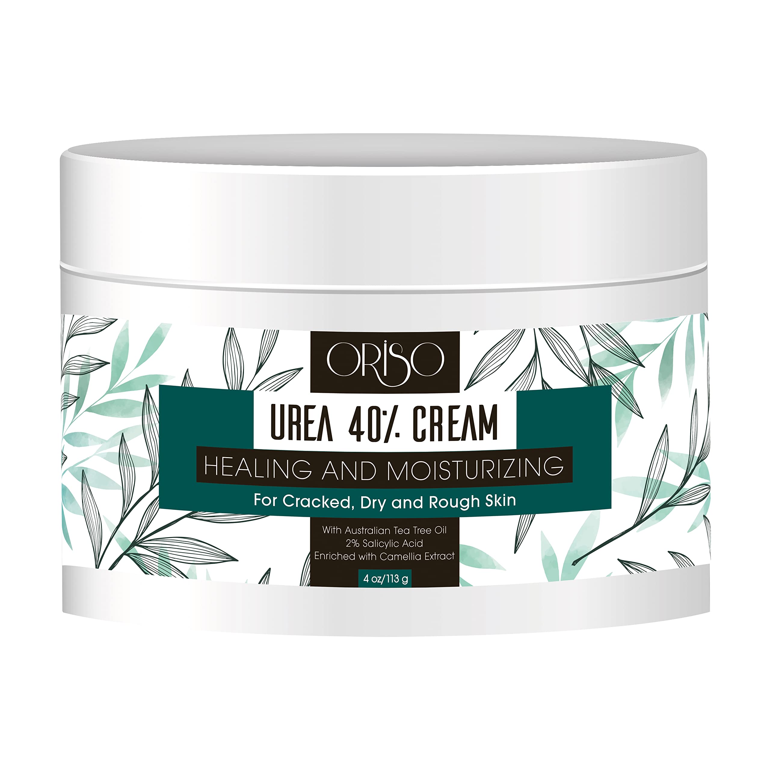 Urea Cream 40 Percent - Intensive Hydration for Dry and Cracked Heels, Feet, Hands, Elbows and Knees - Callus Remover for Women 