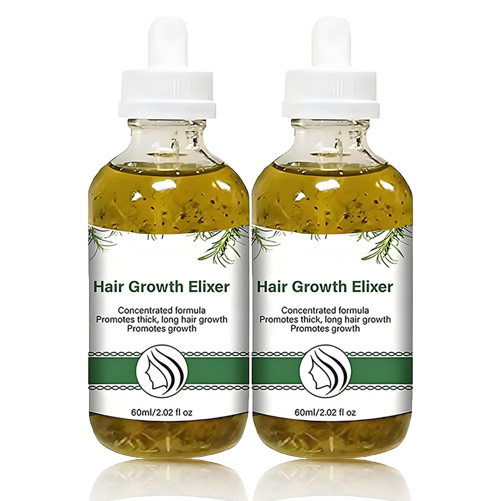 Hair Growth Serum with Rosemary Oil, Activates Follicles, Reduces Shedding & Strengthens Hair, Scalp Care Treatment for Healthie