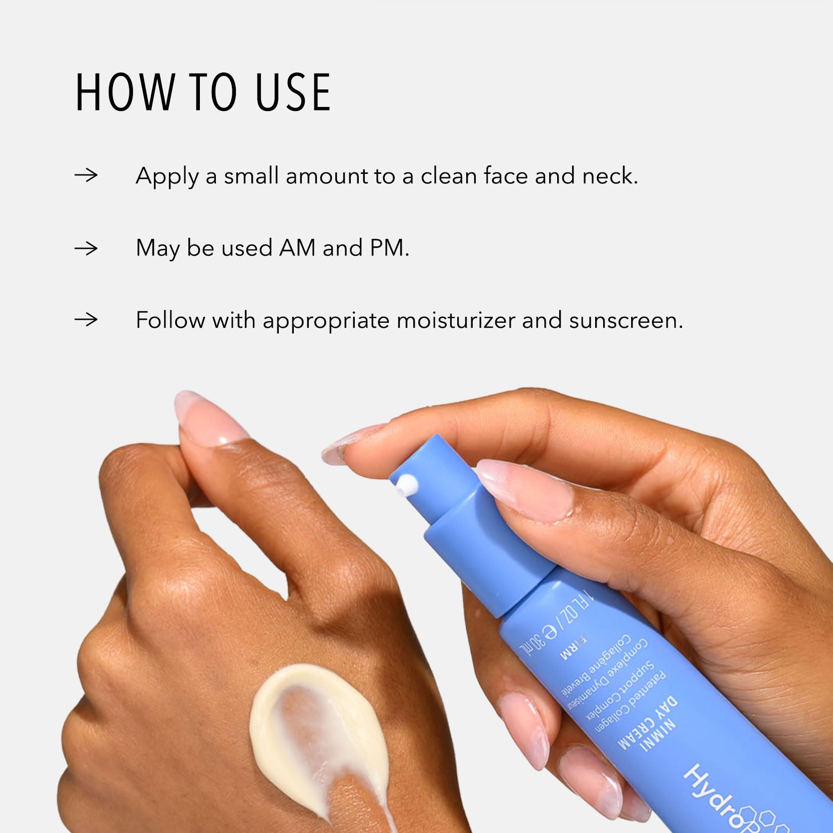 Hydropeptide Nimni Day Cream, Anti-Aging, Deeply Replenishes Hydration, Supports Healthy Collagen, 1 Ounce