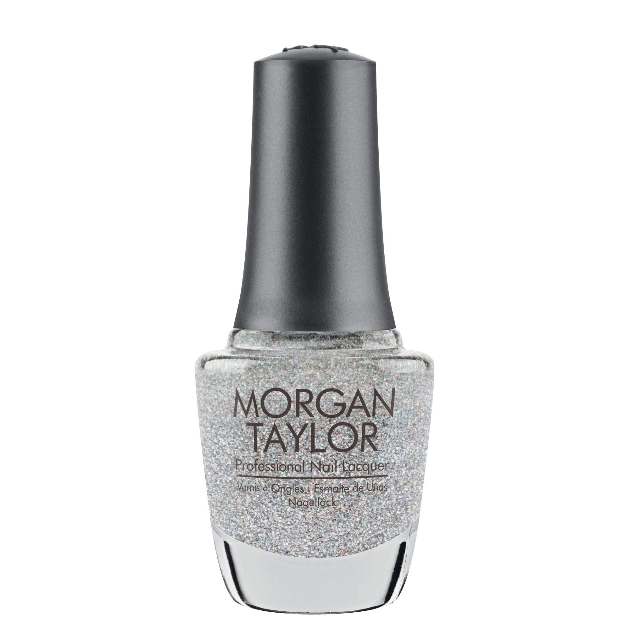 Morgan Taylor Nail Lacquer (Fame Game) Sparkle Nail Polish, Finger Nail Polish, Long Lasting Nail Polish, Sparkle Nail Lacquer, 