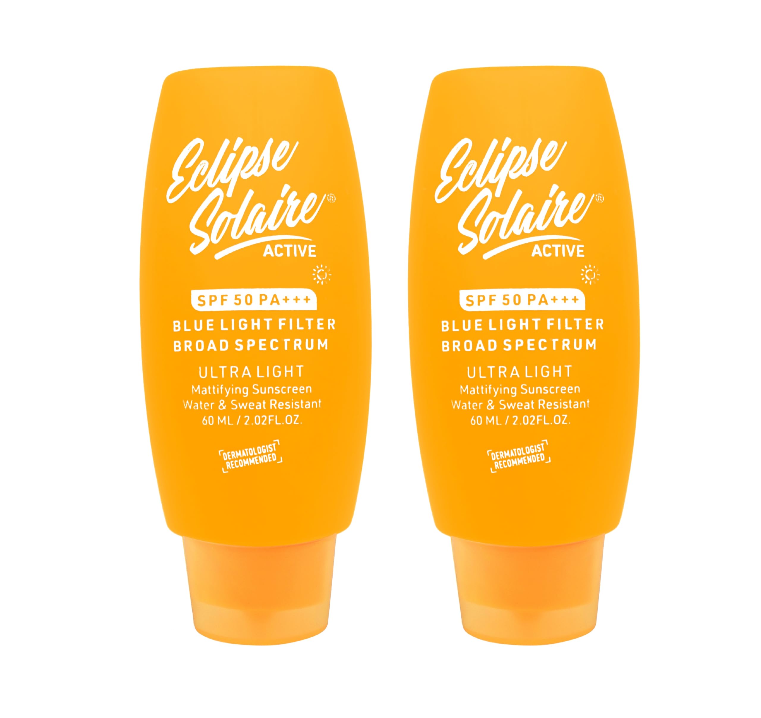 Eclipse Solaire Mattifying Sunscreen Spf 50 Pa+++, 60Ml (Pack Of 2)