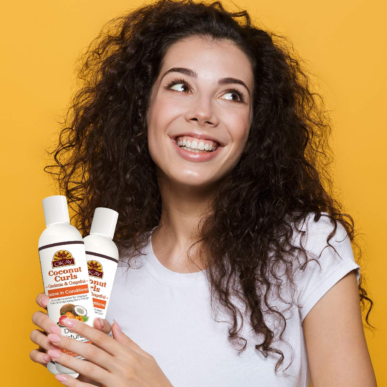 OKAY COCONUT GARDENIA and GRAPEFRUIT LEAVE IN CONDITIONER 8.oz / 237ml
