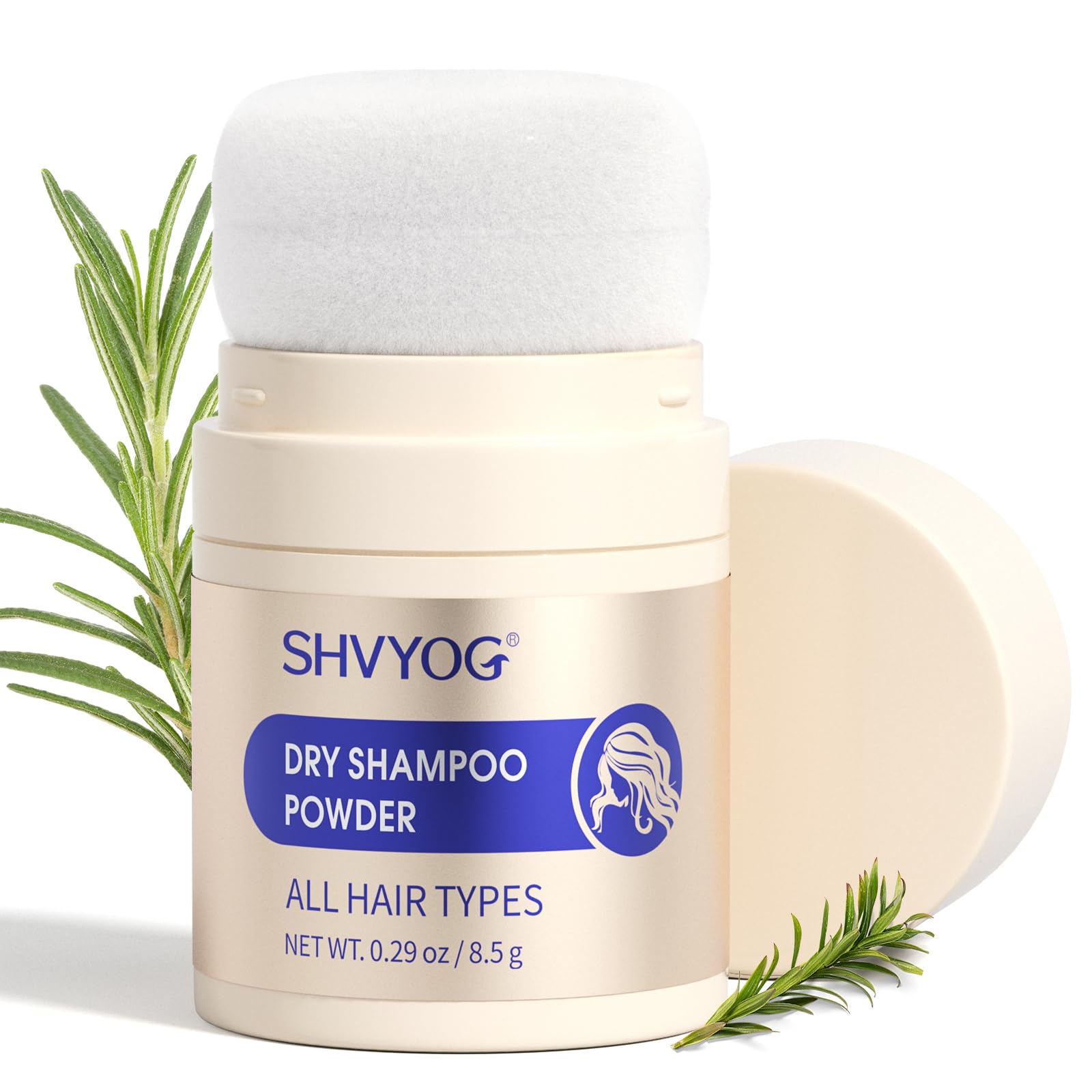 SHVYOG Dry Shampoo Powder, Travel Size Dry Shampoo, Powder Dry Shampoo for Dark Hair, Absorb Oil Mattifying Root Boost Dry Shamp