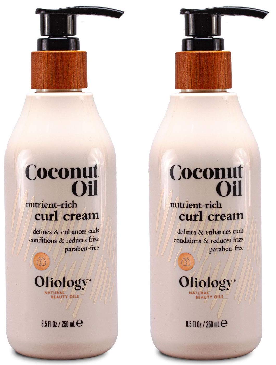 Oliology Coconut Oil Curl Cream - Defines & Enhances Curls & Waves | Botanically Infused | Conditions &Reduces Frizz | Made in U