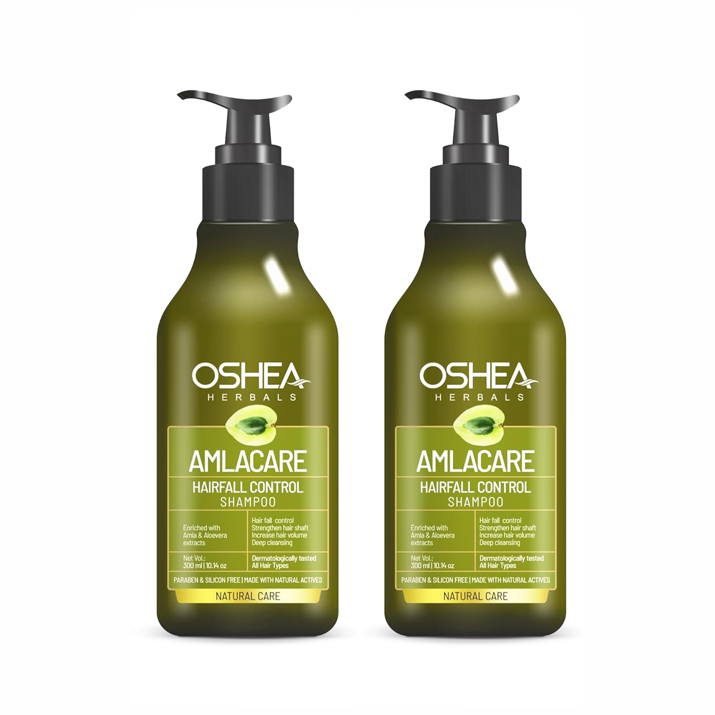 Oshea Herbals Amlacare Hairfall Control Shampoo For Men & Women | Strengthens Hair, Reduces Hairfall & Dandruff | Enriched With 
