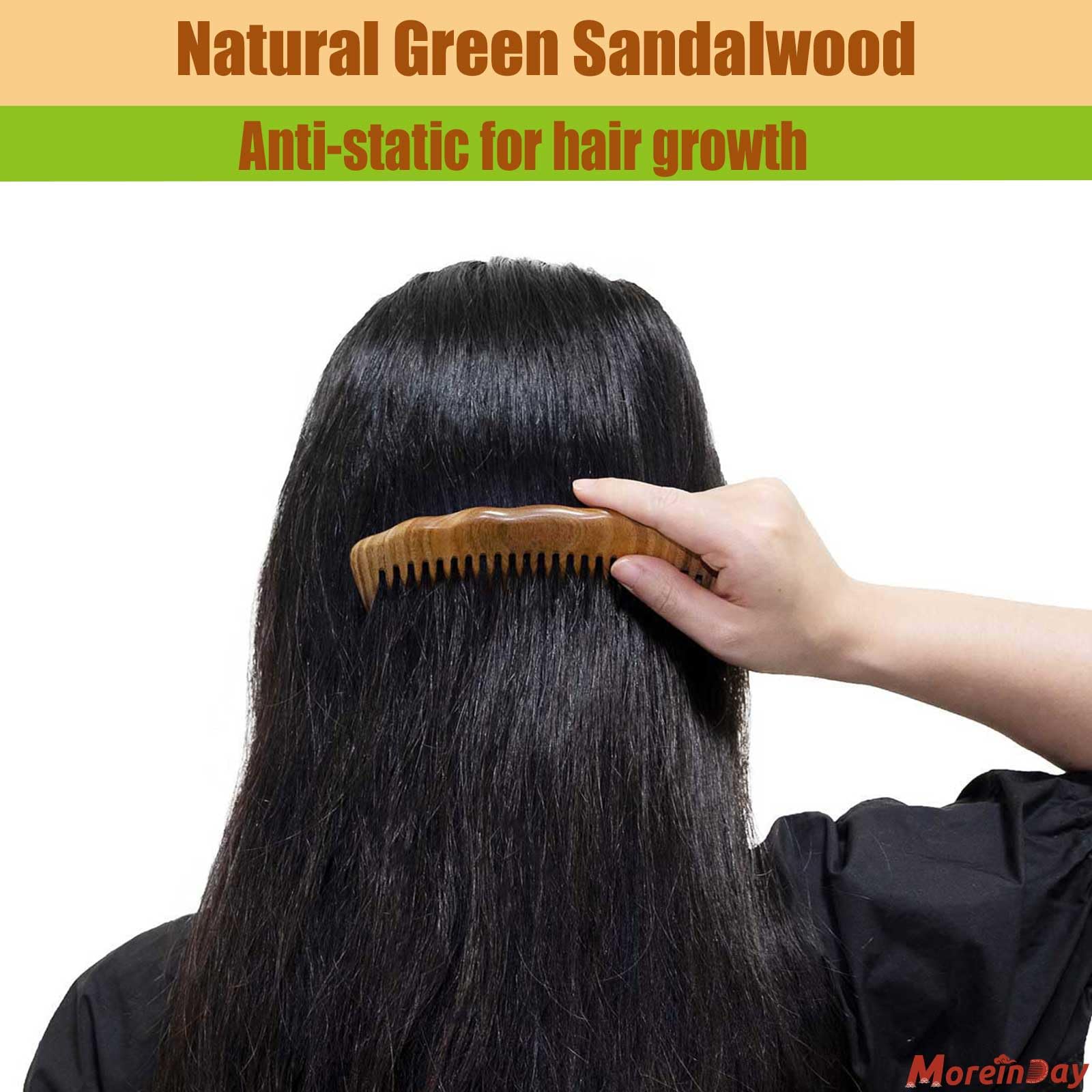 The Moreinday Wooden Comb With Wide Tooth For Women Wood Comb Sandalwood Comb Hair Comb For Men