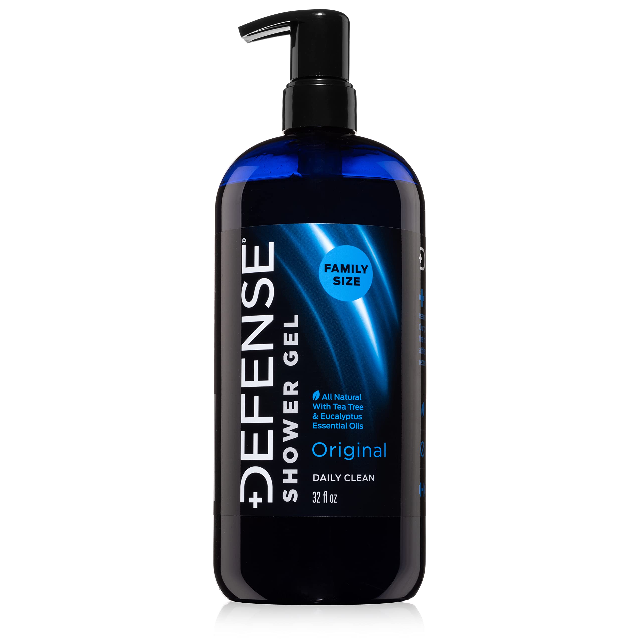 Defense Soap Organic Tea Tree Body Wash  All Natural Shower Gel With Tea Tree Oil, Eucalyptus Oil, And Aloe Vera. Wrestling Insp