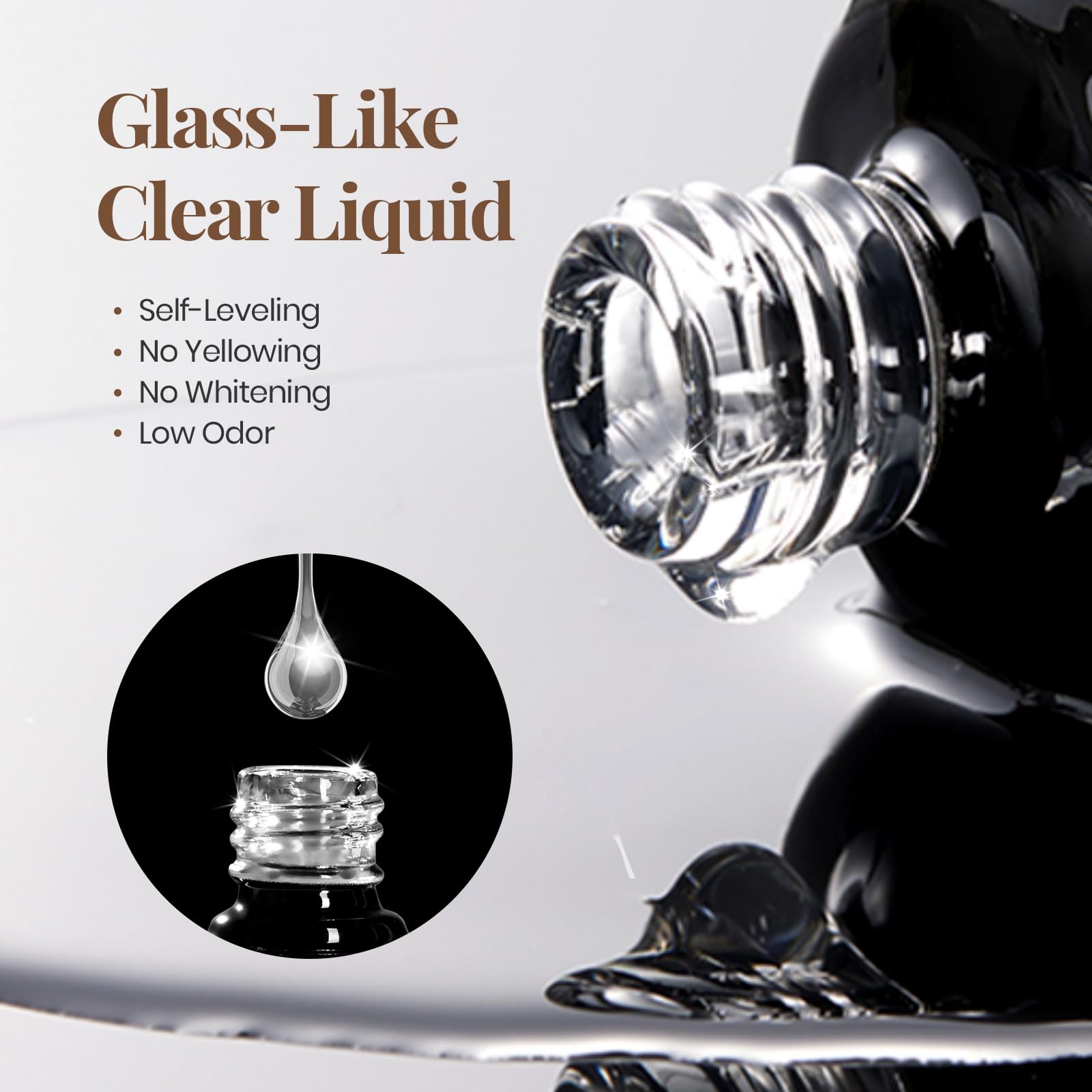 Beetles Gel Top Coat Base Coat Set for Gel Nail Polish, 3Pcs No Wipe Base Gel Matte & Shiny Top Coat, Long Lasting High Gloss an