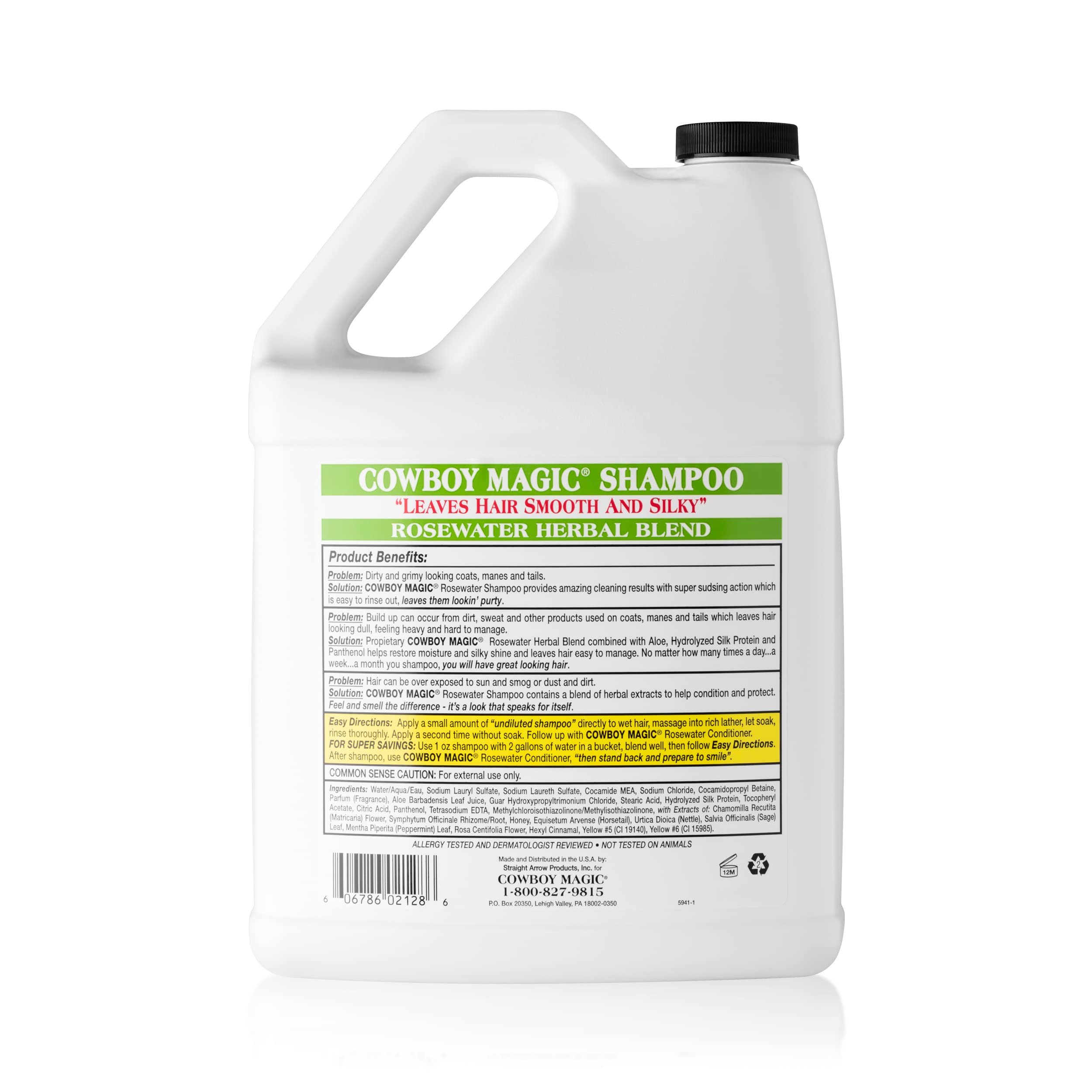 Cowboy Magic Rosewater Shampoo Refill 1 Gallon