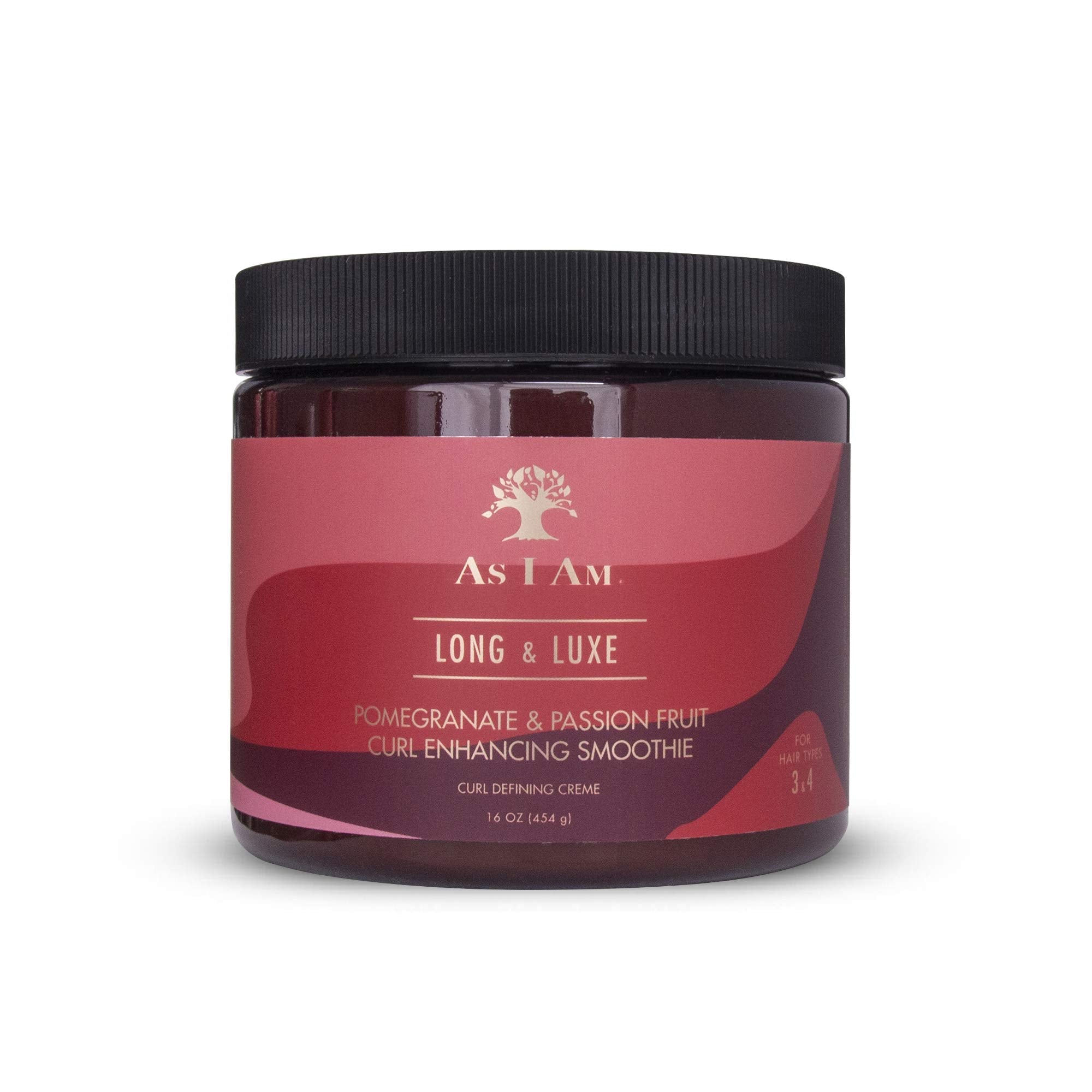 As I Am Long and Luxe Curl Enhancing Smoothie 16 oz - Lightweight Coil Defining Creme for Hi-Definition, Hydrated Curls and Coil