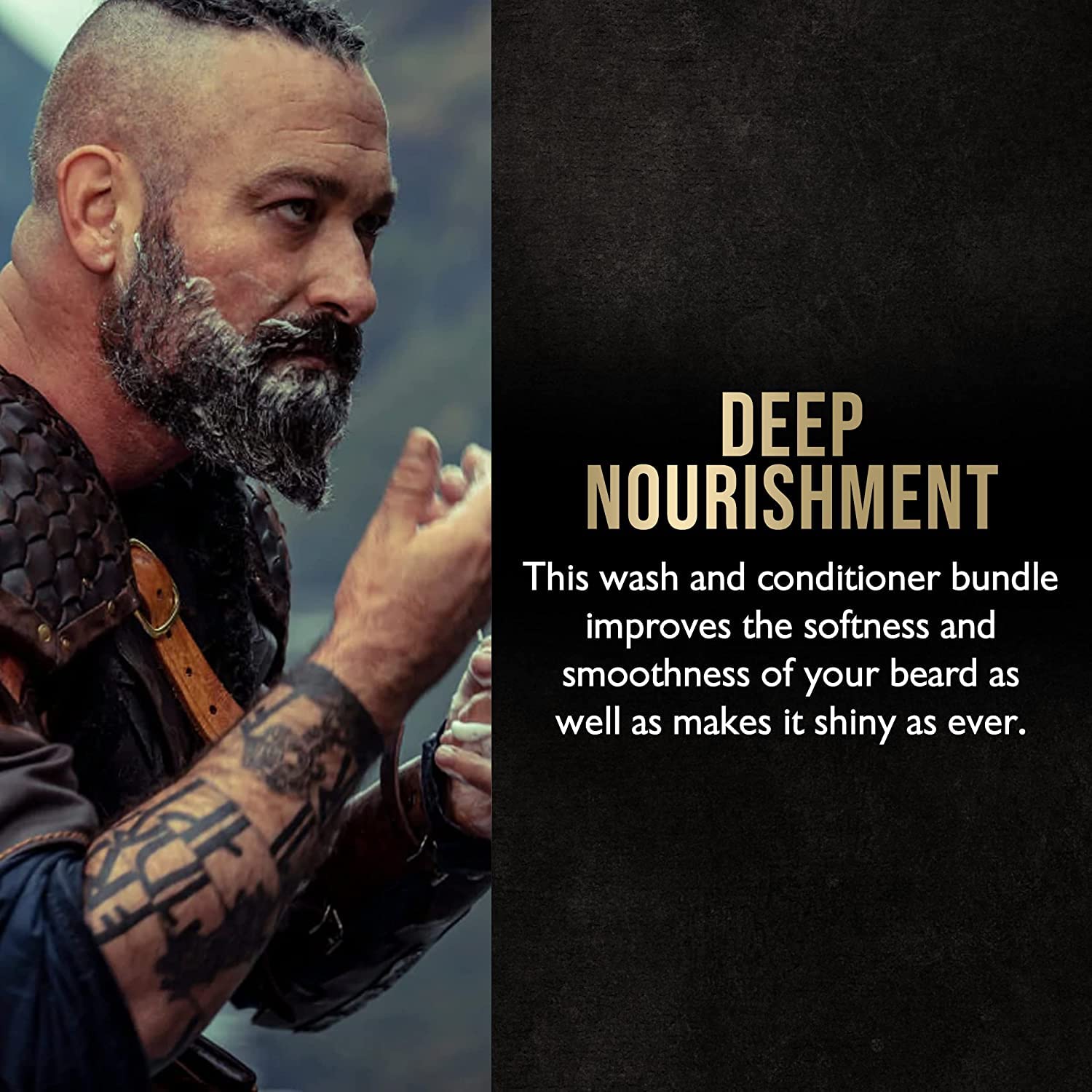 The Beard Struggle - Marksman'S Beard Conditioner - Viking Storm, Silver Collection - Nourish, Softens, & Strengthens Beard - Ra