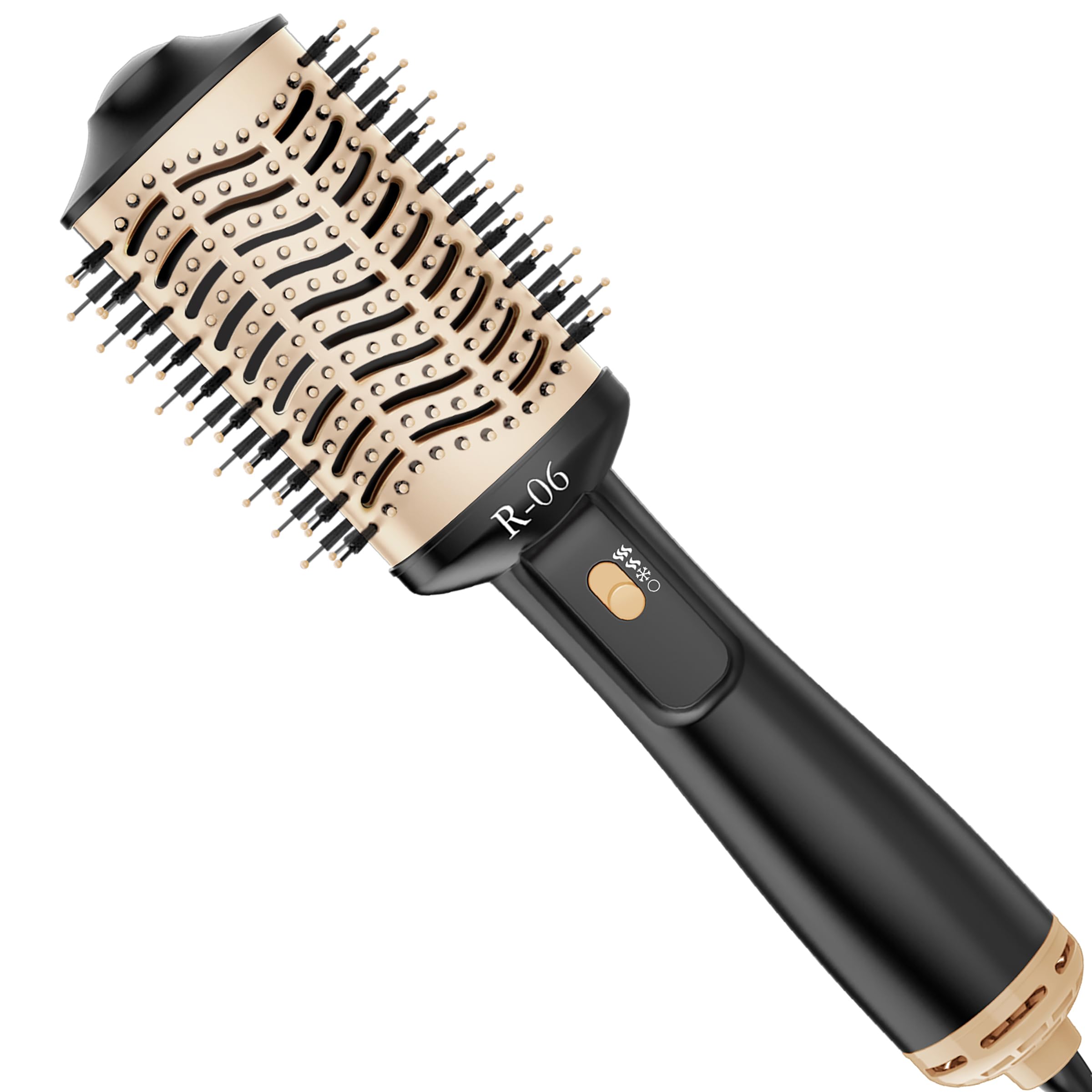 Hair Dryer Brush Blow Dryer Brush in One, 4 in 1 Hair Dryer and Styler Volumizer with Oval Barrel, Professional Salon Hot Air Br