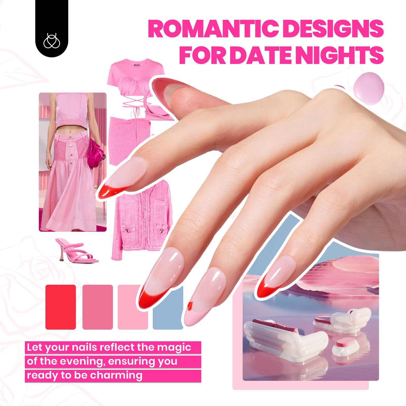 Beetles Gel Nail Polish Kit With U V Light 68Pcs Glitter Red Classic Blue Gel Nail Kit 35 Colors For Beginners With Everything G