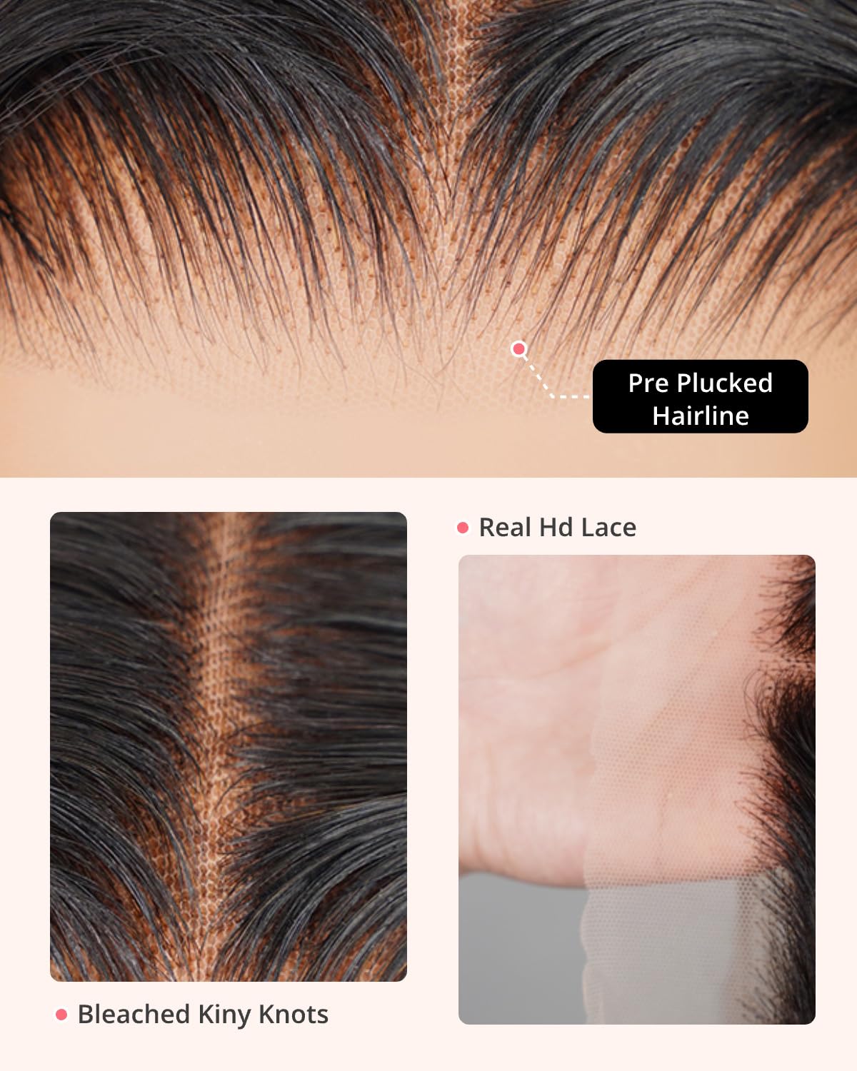 Megalook 13X4 Lace Front Wigs Human Hair Pre Plucked Upgraded 12A Body Wave Lace Front Wigs Human Hair 220% Density Hd Frontal W