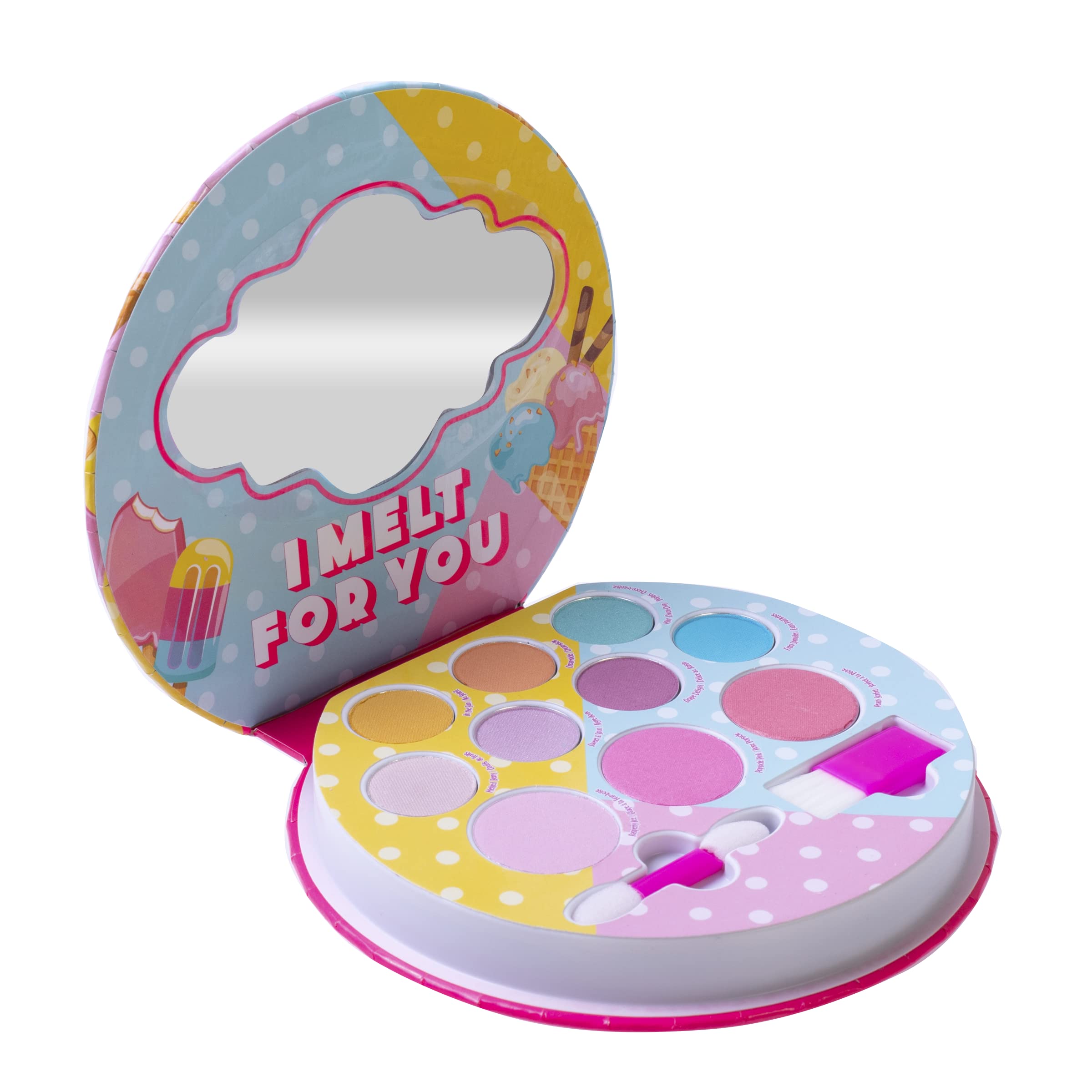 Lip Smacker Sparkle  Shine Eyeshadow Makeup Palette, Melt For You Shimmer christmas Make Up collection Holiday Present gift for