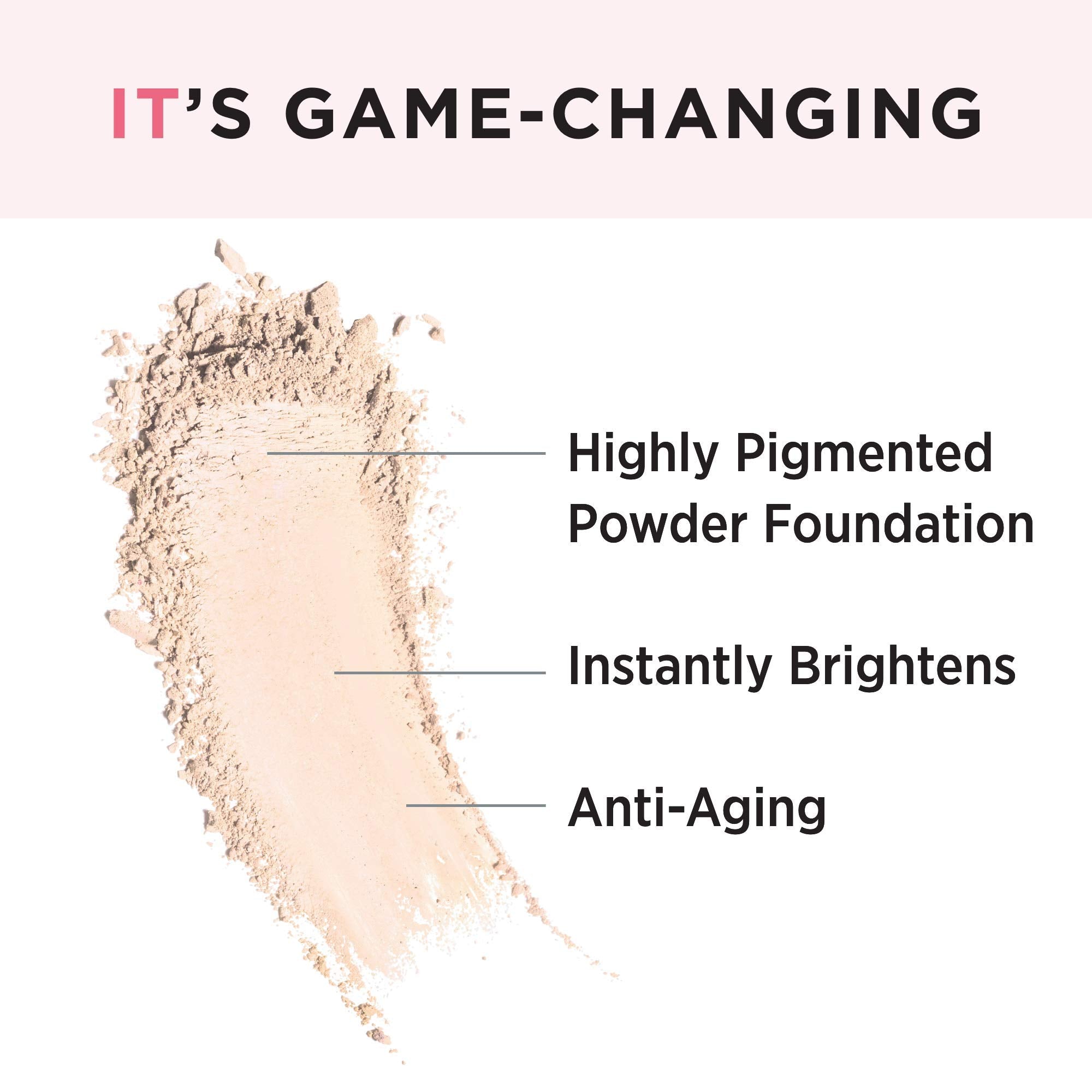 It Cosmetics Celebration Foundation Illumination, Fair (W) - Full-Coverage, Anti-Aging Powder Foundation - Blurs Pores, Wrinkles