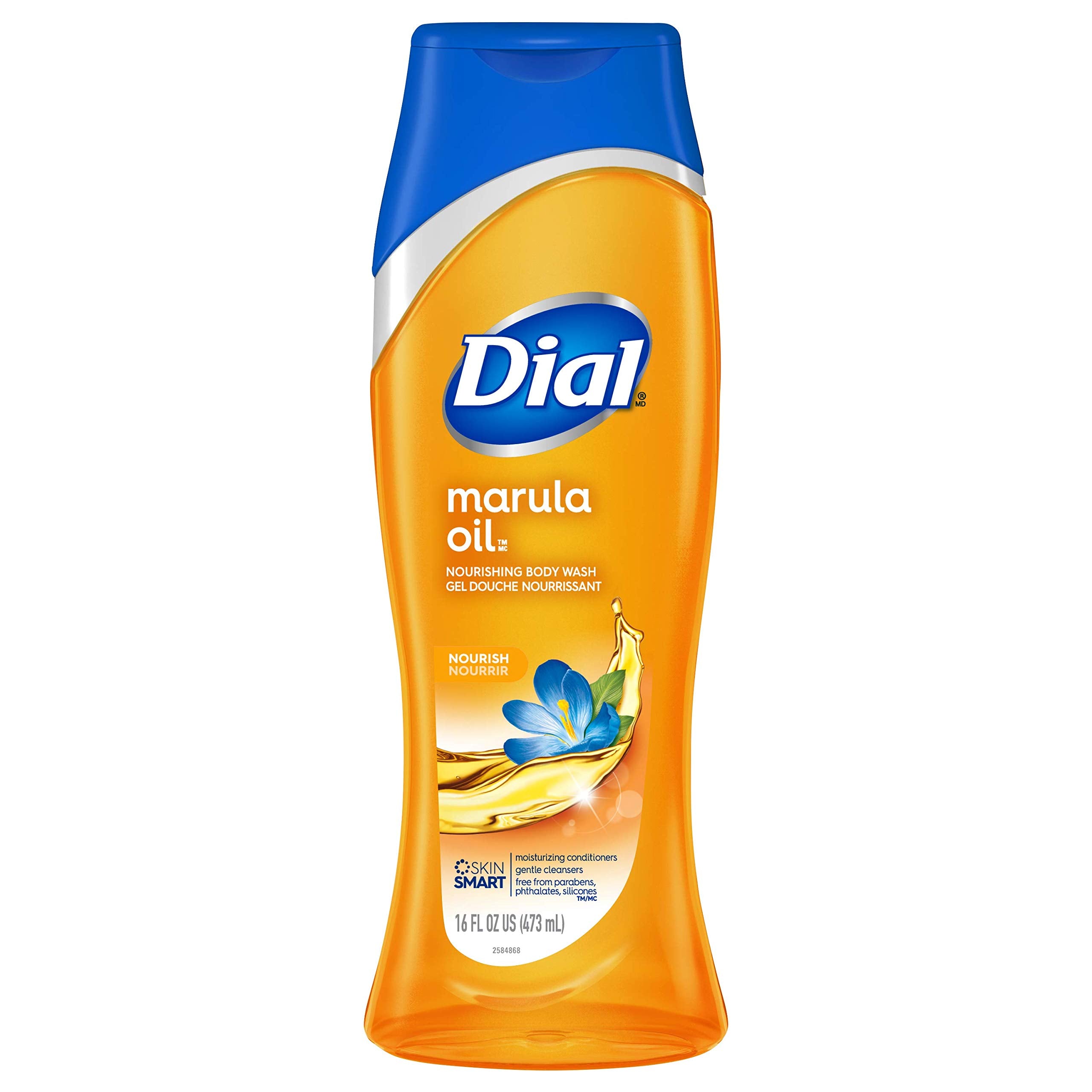Dial Body Wash, Miracle Oil With Coconut Oil, 16 Fluid Ounces (Pack Of 3)