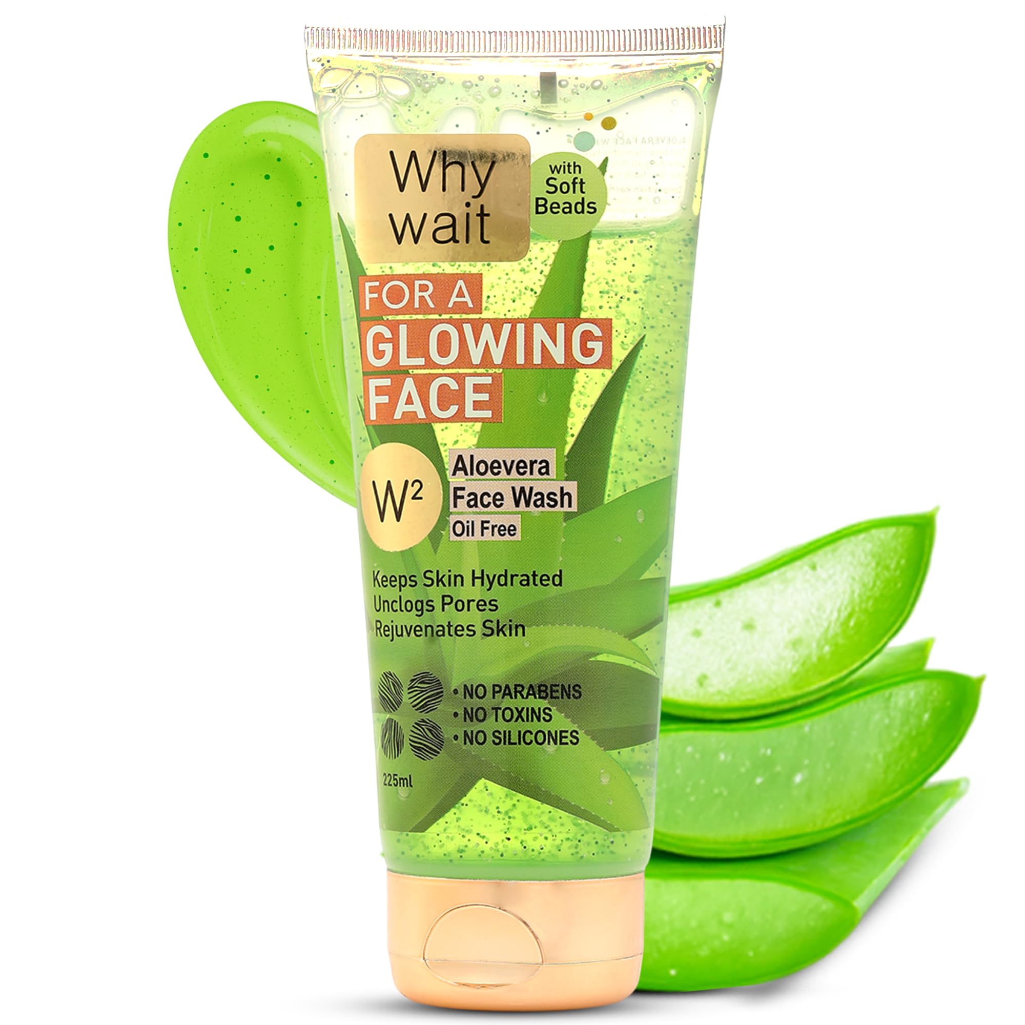 W2 Aloevera Face Wash  225Ml Face Cleanser For Men & Women | Deep Pore Cleansing, Oil Control & Refreshing Face Wash | Soothes 
