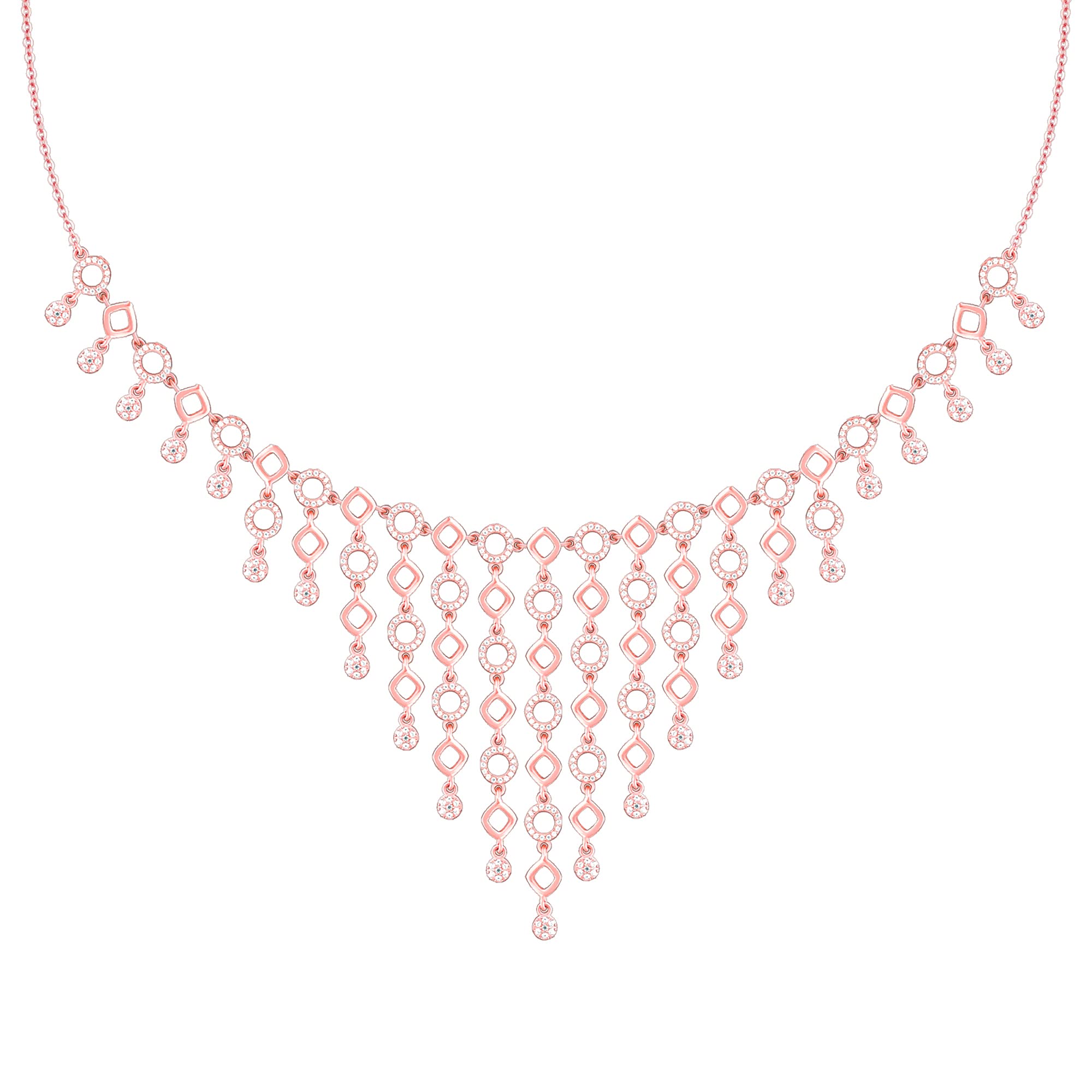 Giva 925 Silver Anushka Sharma Rose Gold Queen Of Dreams Necklace | Gifts For Girlfriend,Pendant To Gift Women & Girls | With Ce