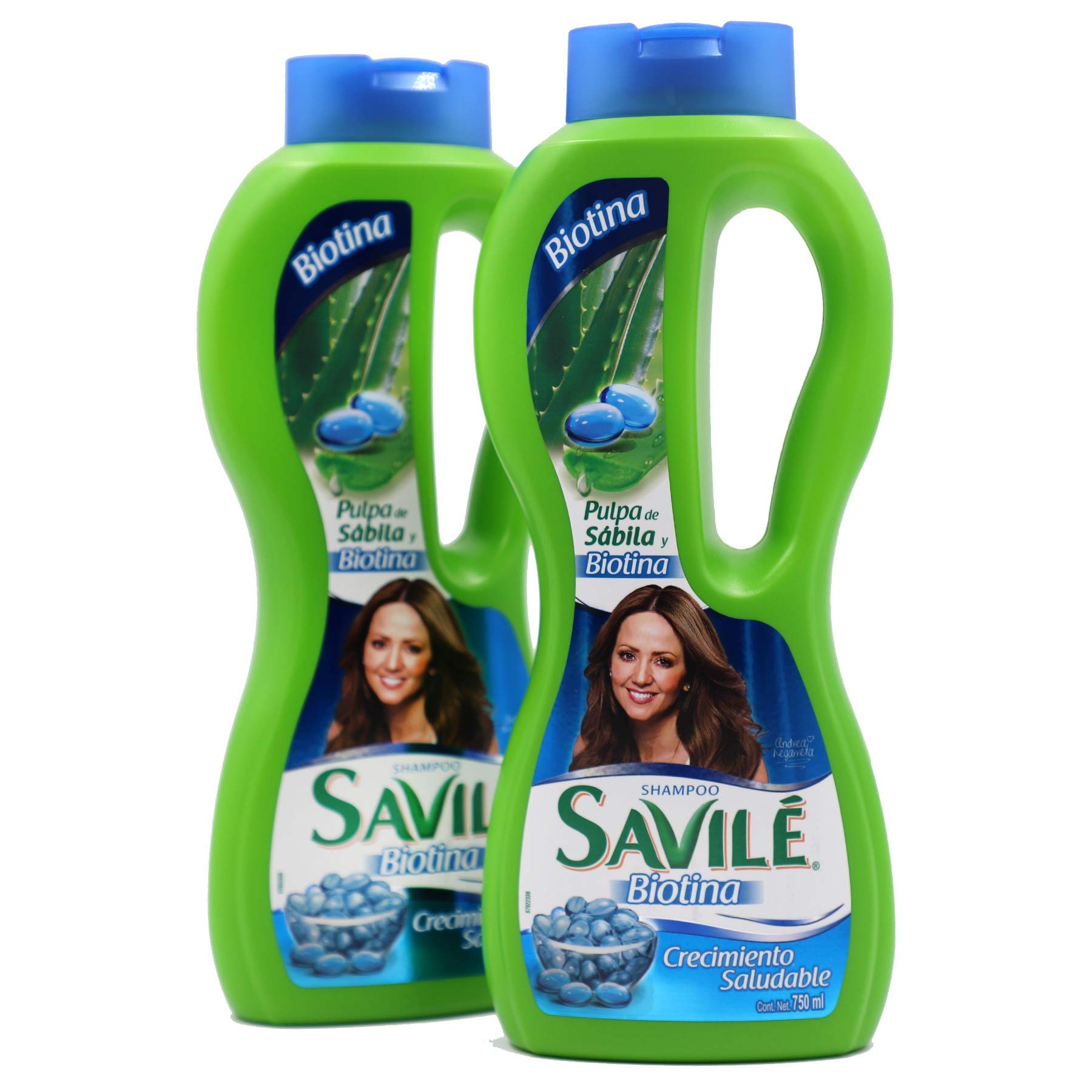 SAVIL   Aloe Biotin Shampoo - Promotes Hair Growth, Reduces Split Ends, Adds Volume for Healthier, Thicker Hair - 2-Pack (25.36 