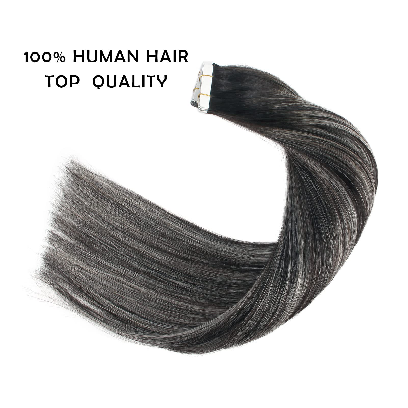 Sassina 20 Inch Human Hair Tape In Extensions Ombre Tape In Hair Extensions Human Hair Invisible Tape In Hair Extensions Human R