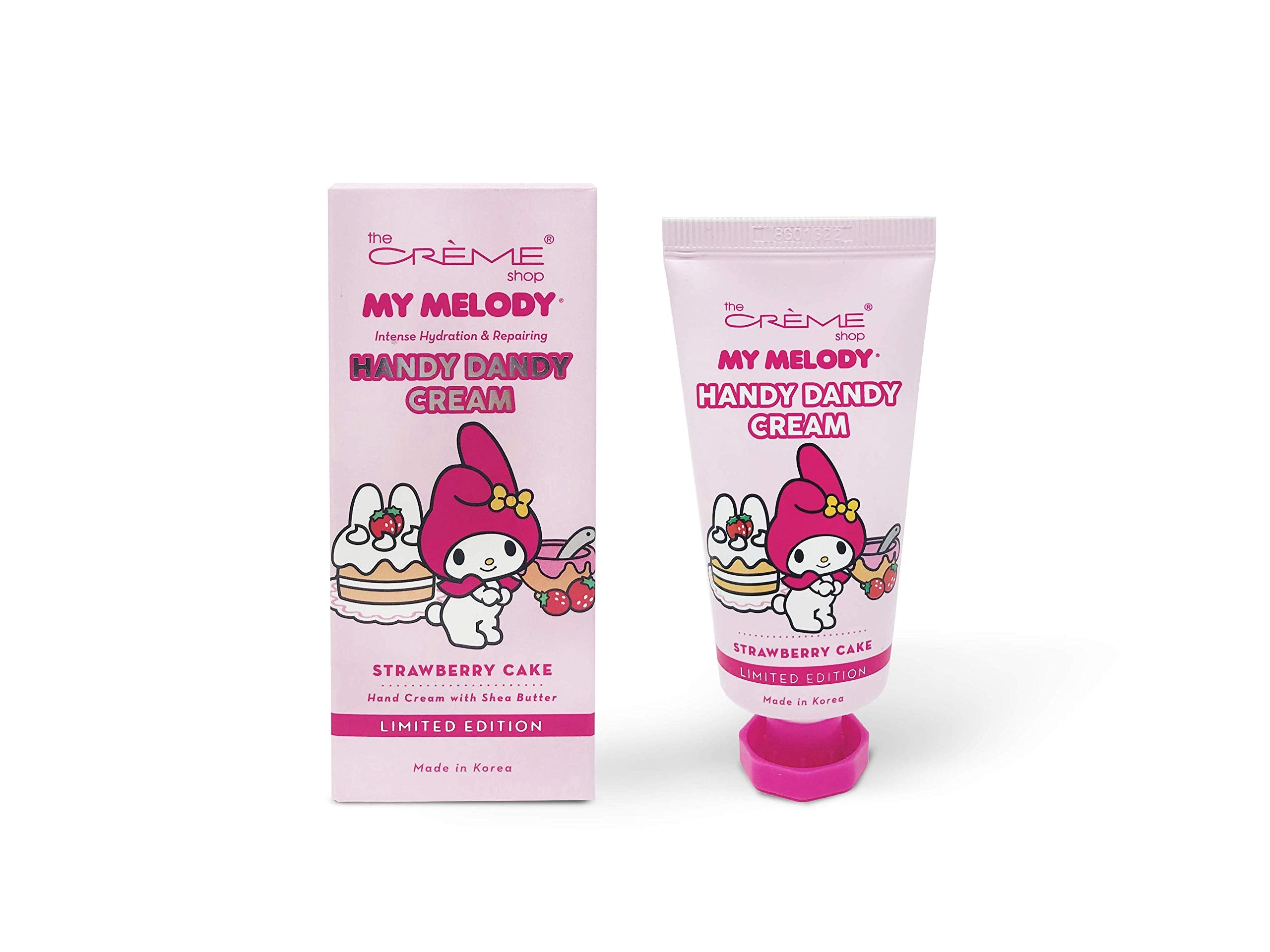 The Crème Shop Portable Soothing Cream - Strawberry Cake, 1 Count - Cute Scented Hello Kitty Collaboration