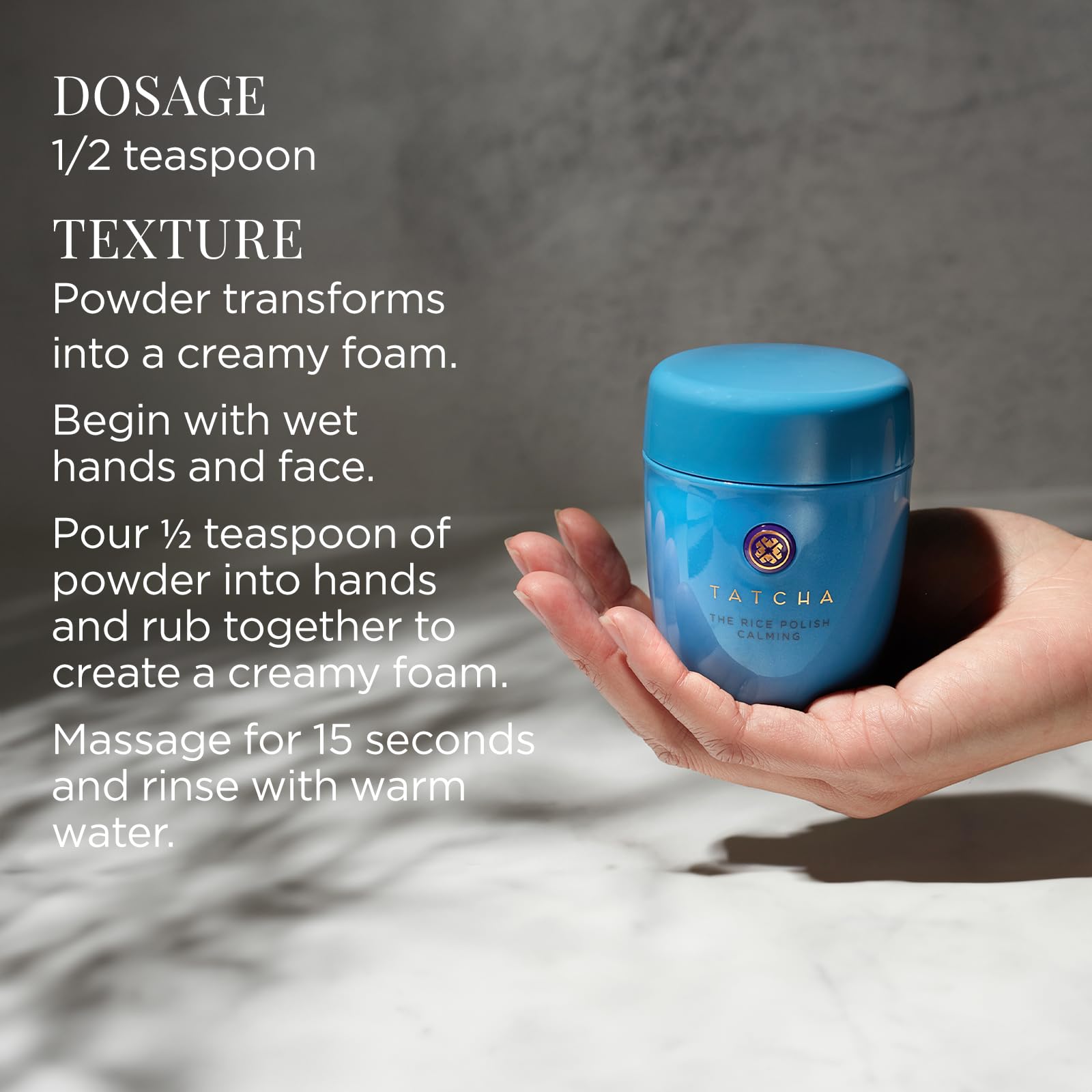 Tatcha: The Rice Polish Calming. Daily Non-Abrasive Exfoliator For Sensitive Skin And Eczema, 60 Grams | 2.1 Oz