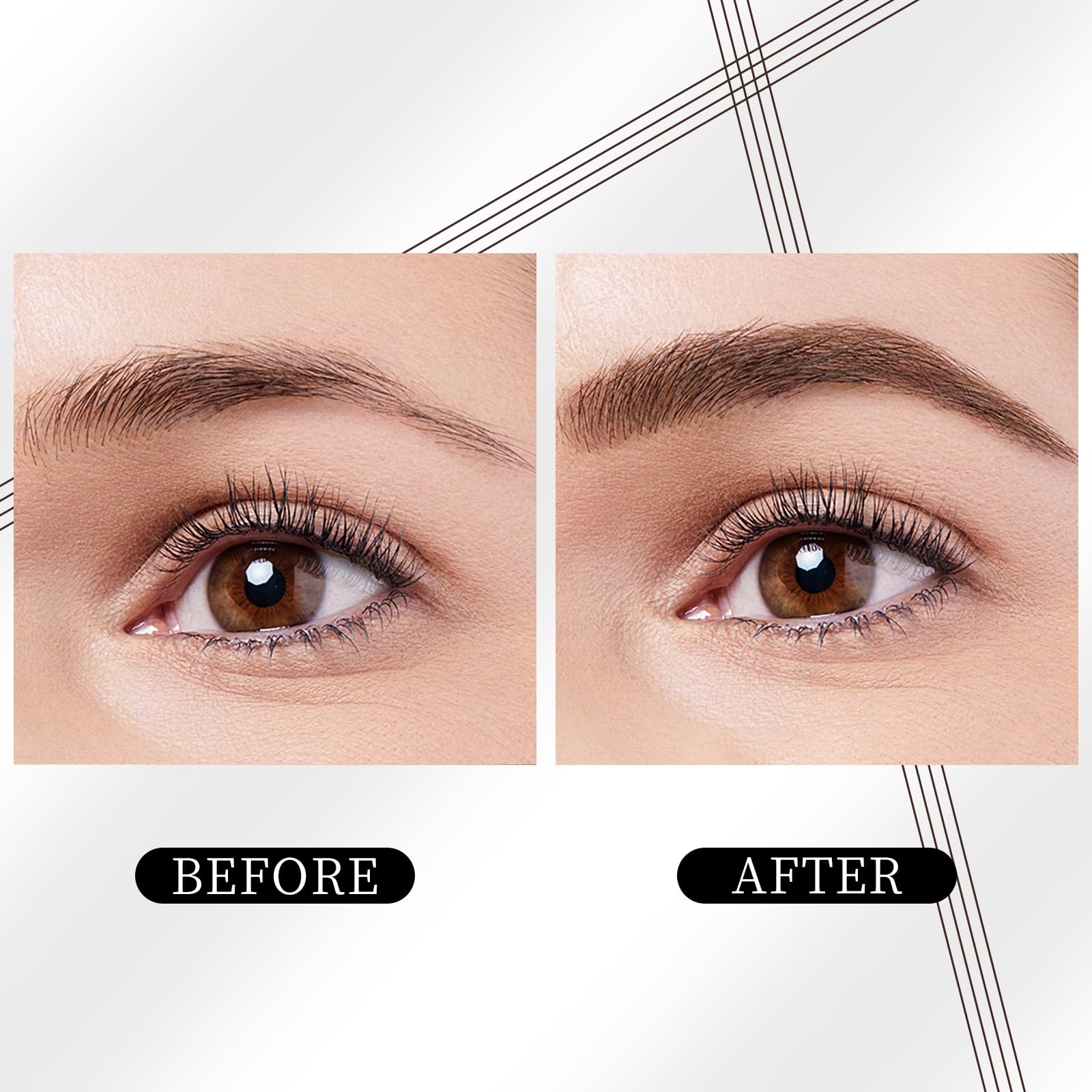 Eyebrow Pencil With 4 Tip Microblade For Natural Eyebrow Makeup Eyebrow Microblading Pen Waterproof &Smudge-Proof (4# Black)