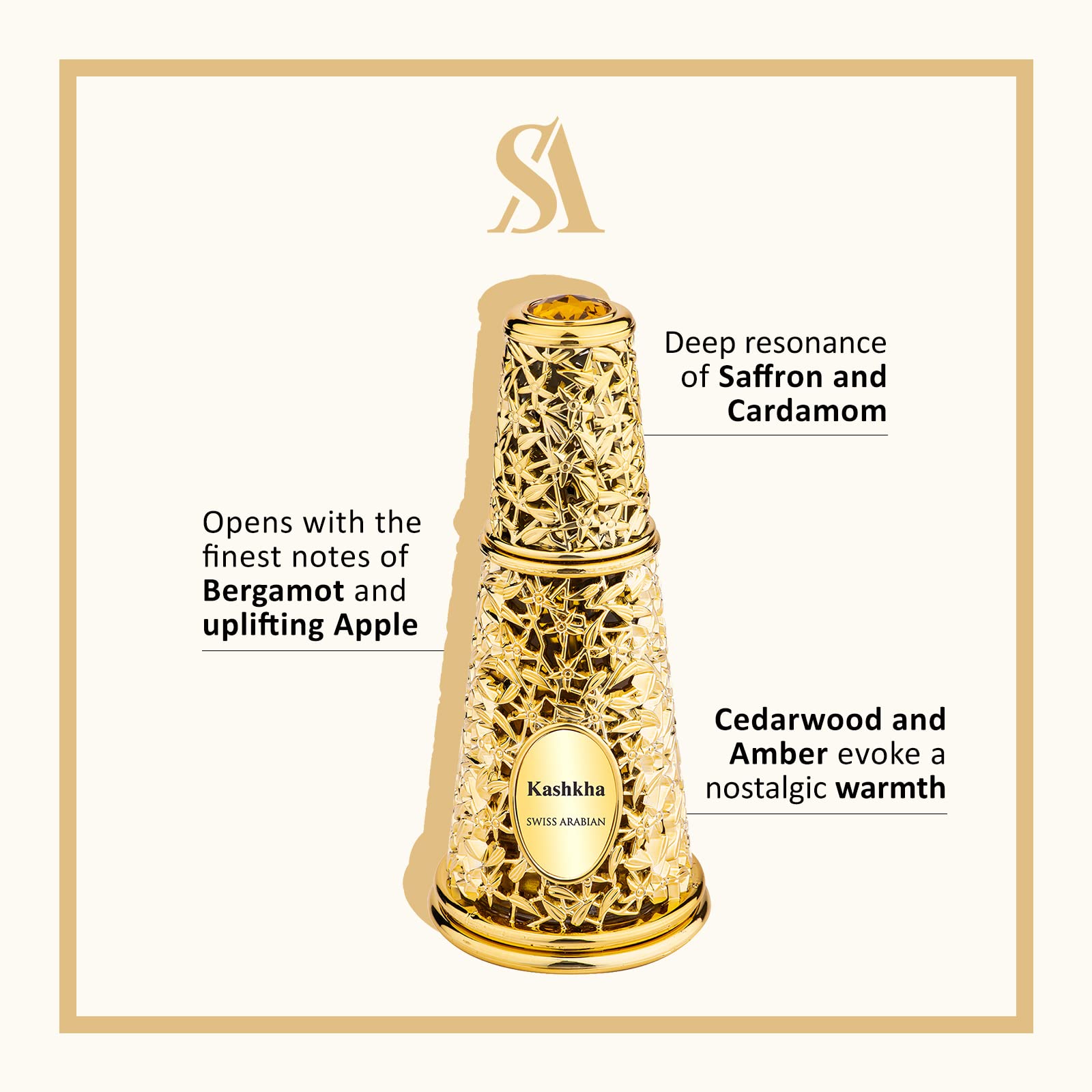 Swiss Arabian Kashkha  Eau De Parfume Sa, 1.7 Ounce