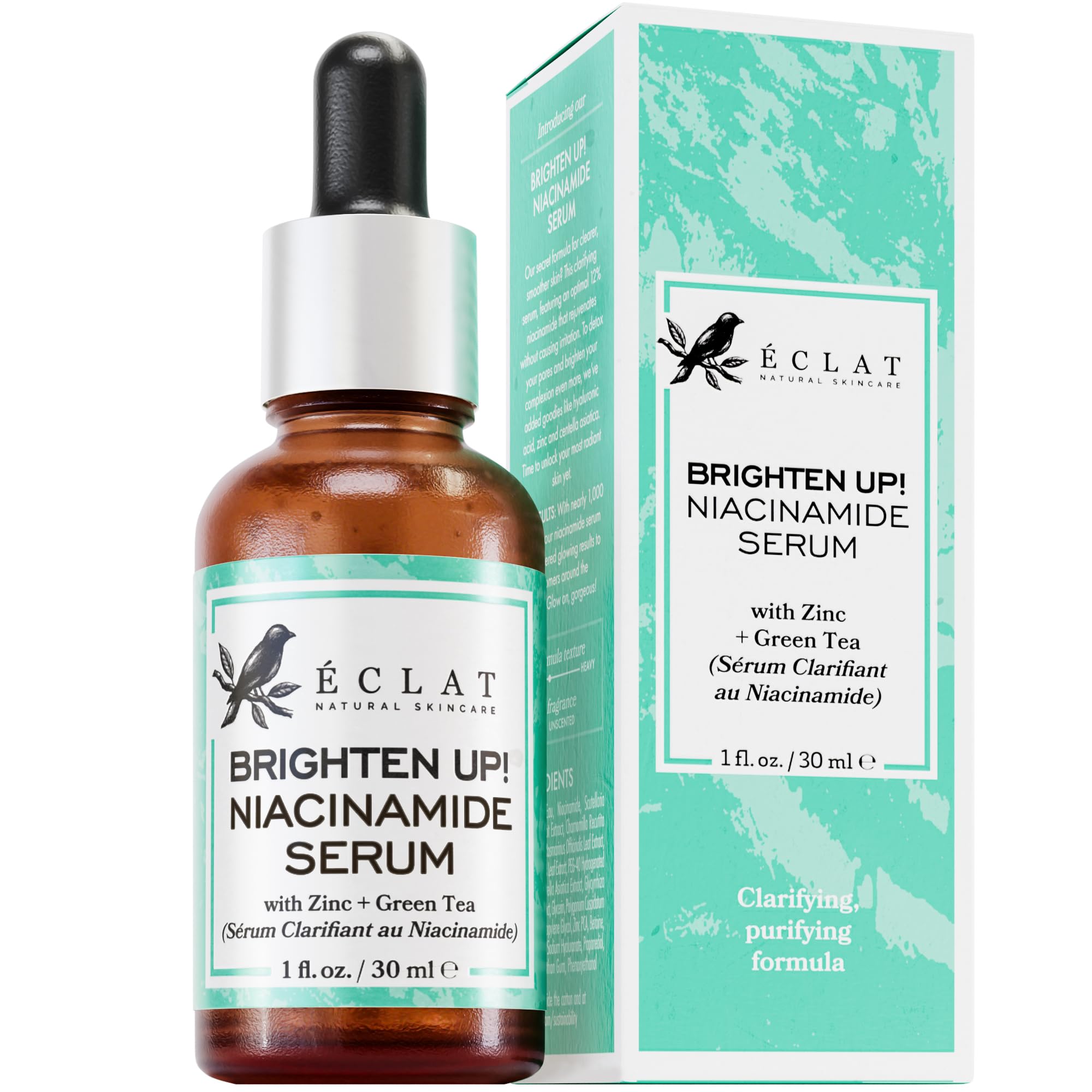 CLARIFYING Niacinamide Serum for Face - Pore Minimizer for Face Niacinimide Serum Dark Spot Remover for Face - Natrium Serum Nia
