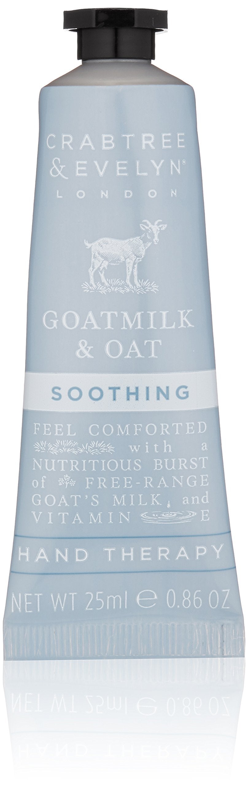 Crabtree & Evelyn Goatmilk and Oat Soothing Hand Cream Therapy, 0.86 oz