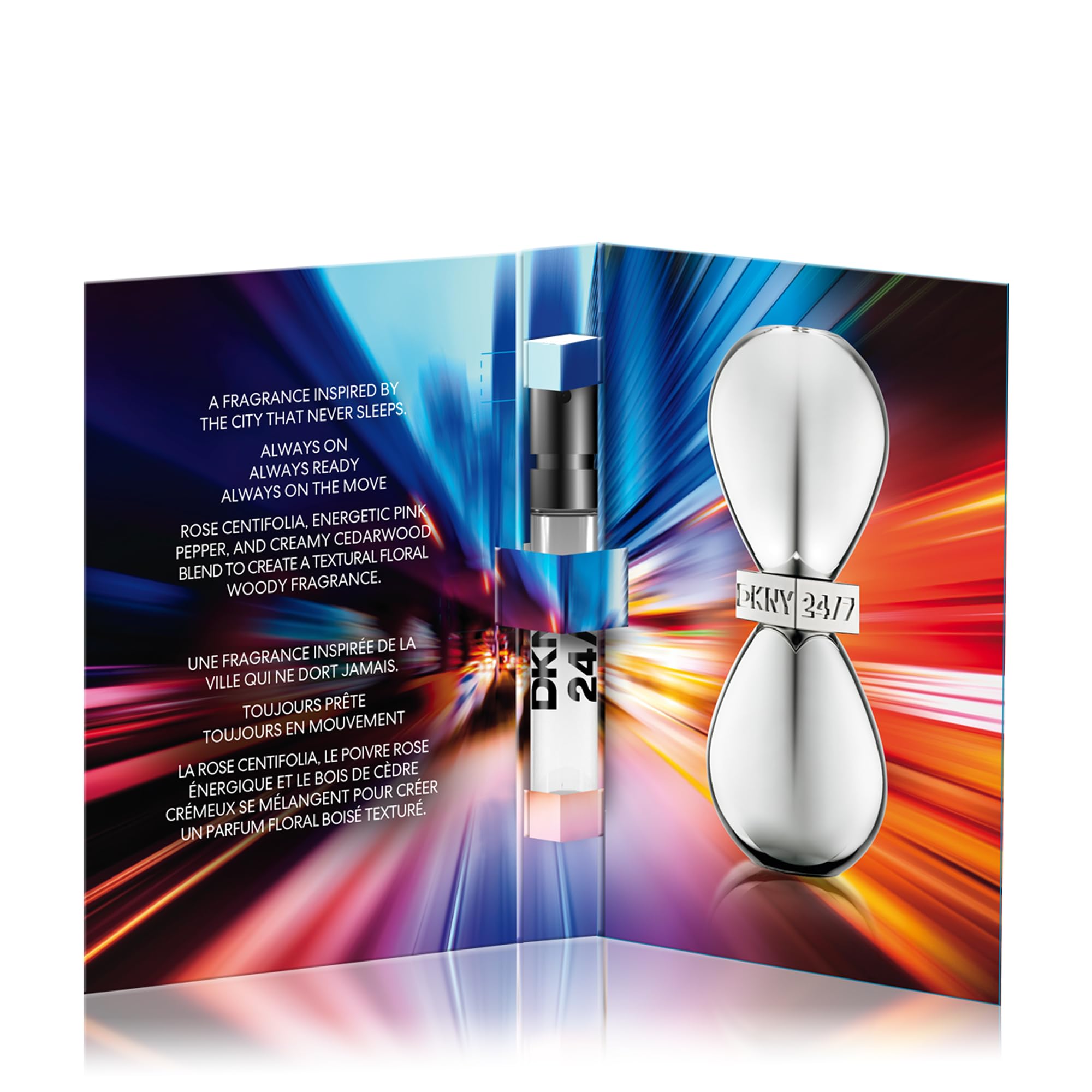 DKNY 24/7 Eau de Parfum Trial Perfume Spray For Women, Vial Sample Size, 0.05 Fl. Oz. / 1.5 mL