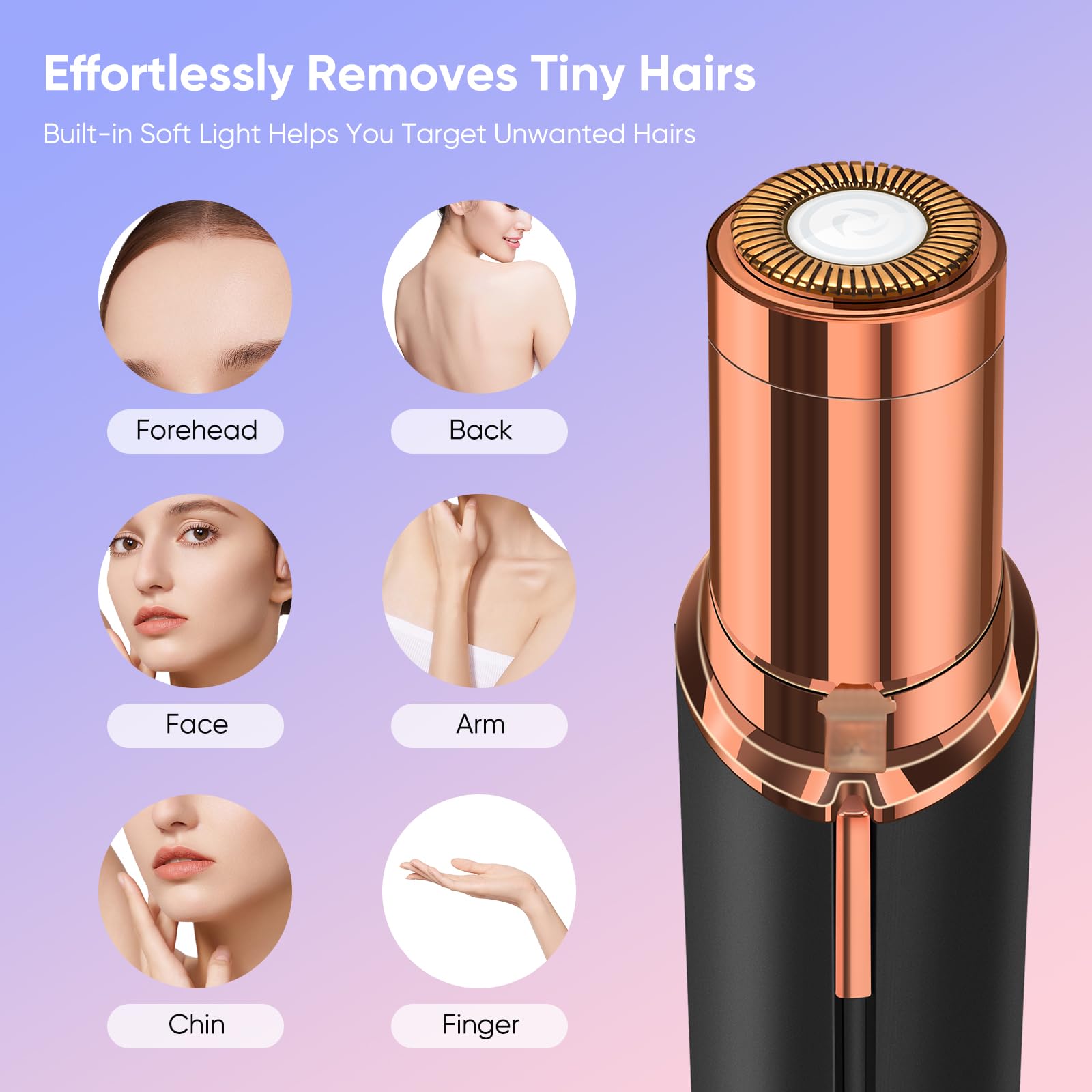Shuangtong Facial Hair Remover For Women, Device, Remover Women Face, Finishing Touch Upper Lips, Chin & Cheeks, Usb Rechargeabl