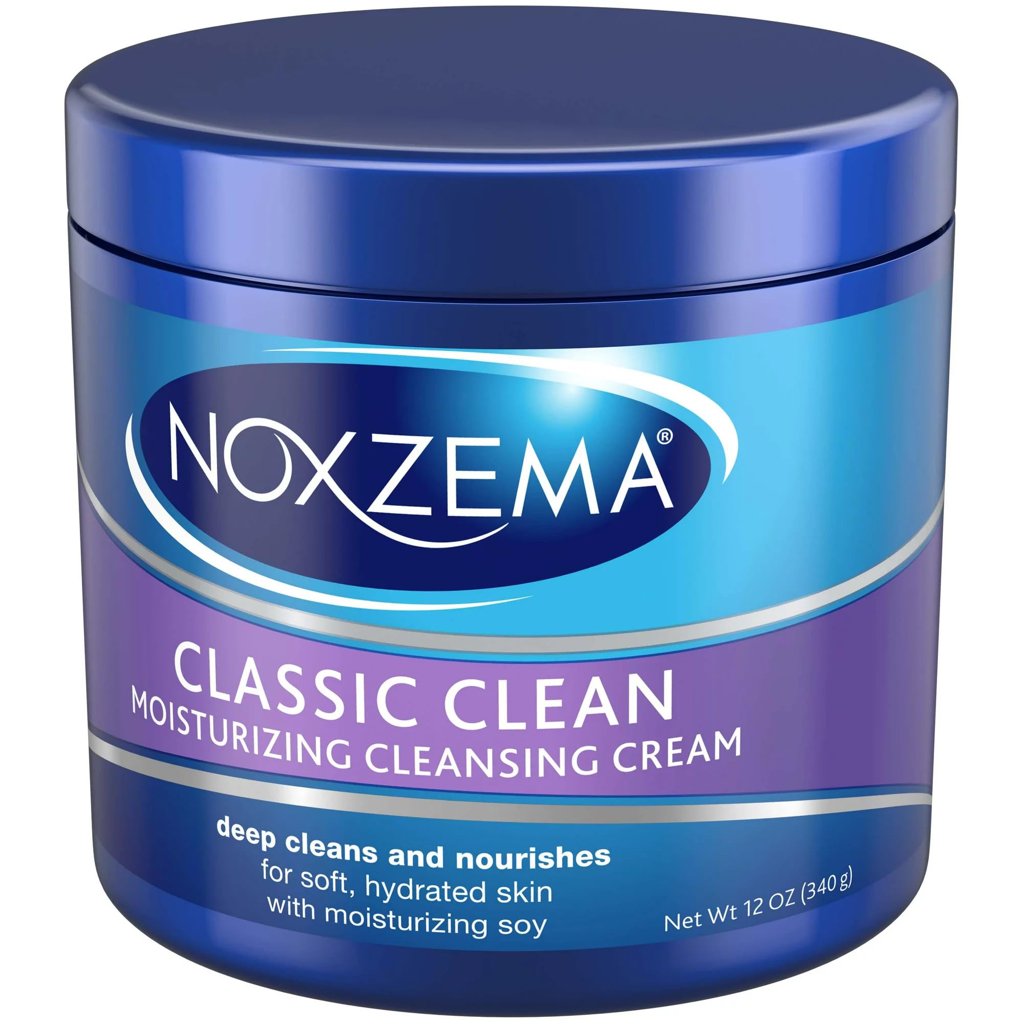 Noxzema Facial Cleanser, Moisturizing Cleansing, 12 Oz