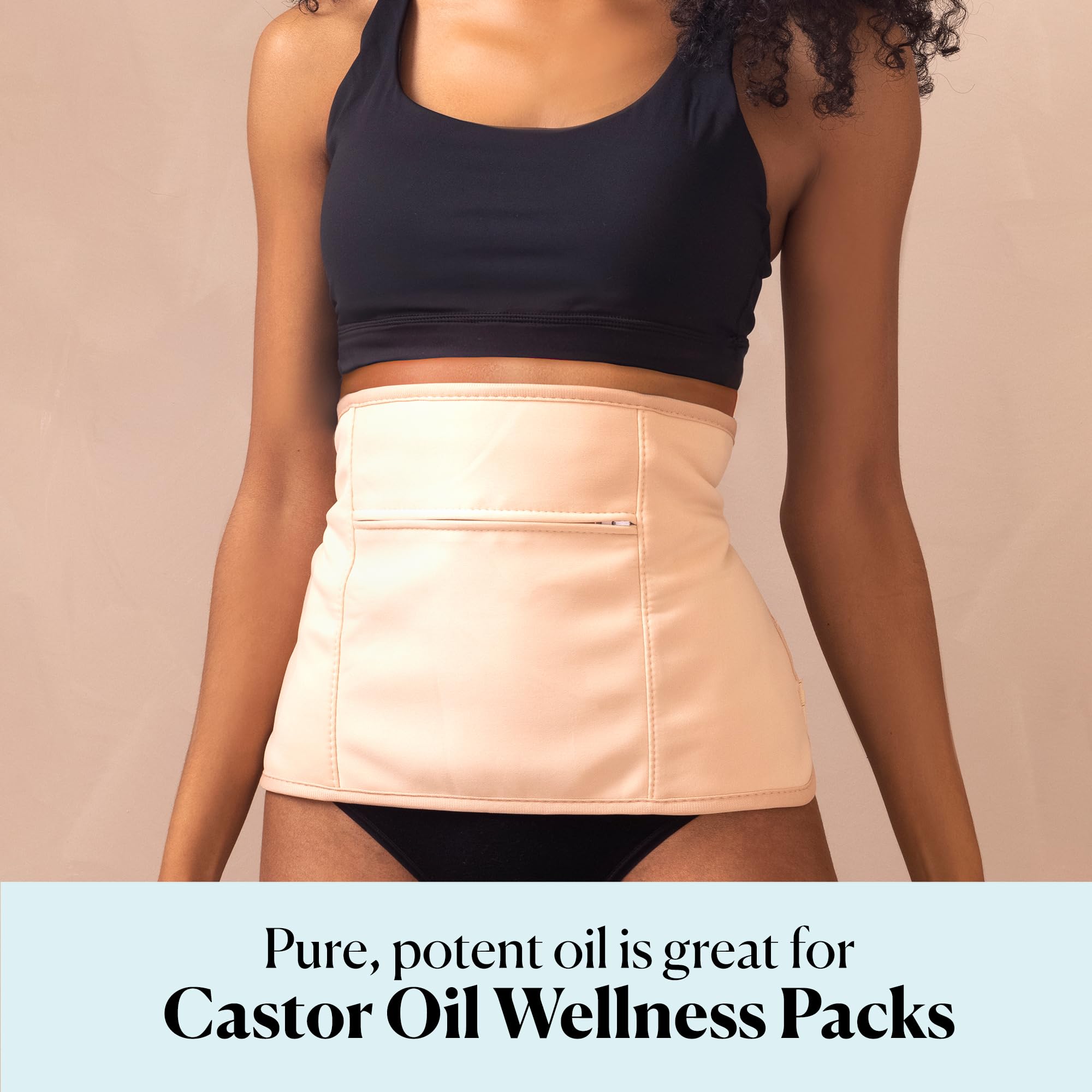 Sky Organics Organic Castor Oil for Hair, hexane free Lashes & Brows 100% Pure & Cold-Pressed USDA Certified Organic to Strength