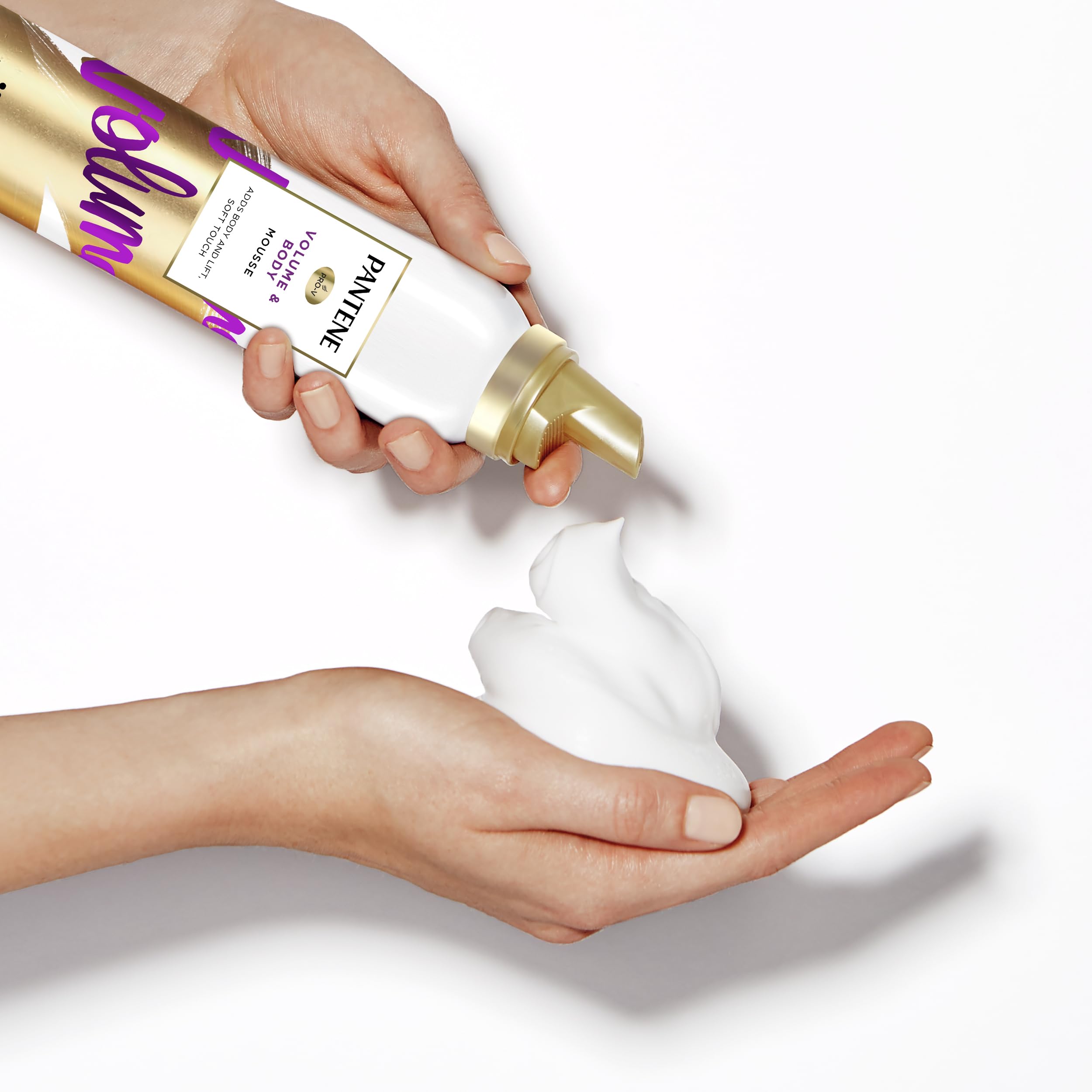 Pantene Pro-V Volume Body Boosting Mousse To Boost Fine, Flat Hair For Maximum Fullness, 6.6 Oz