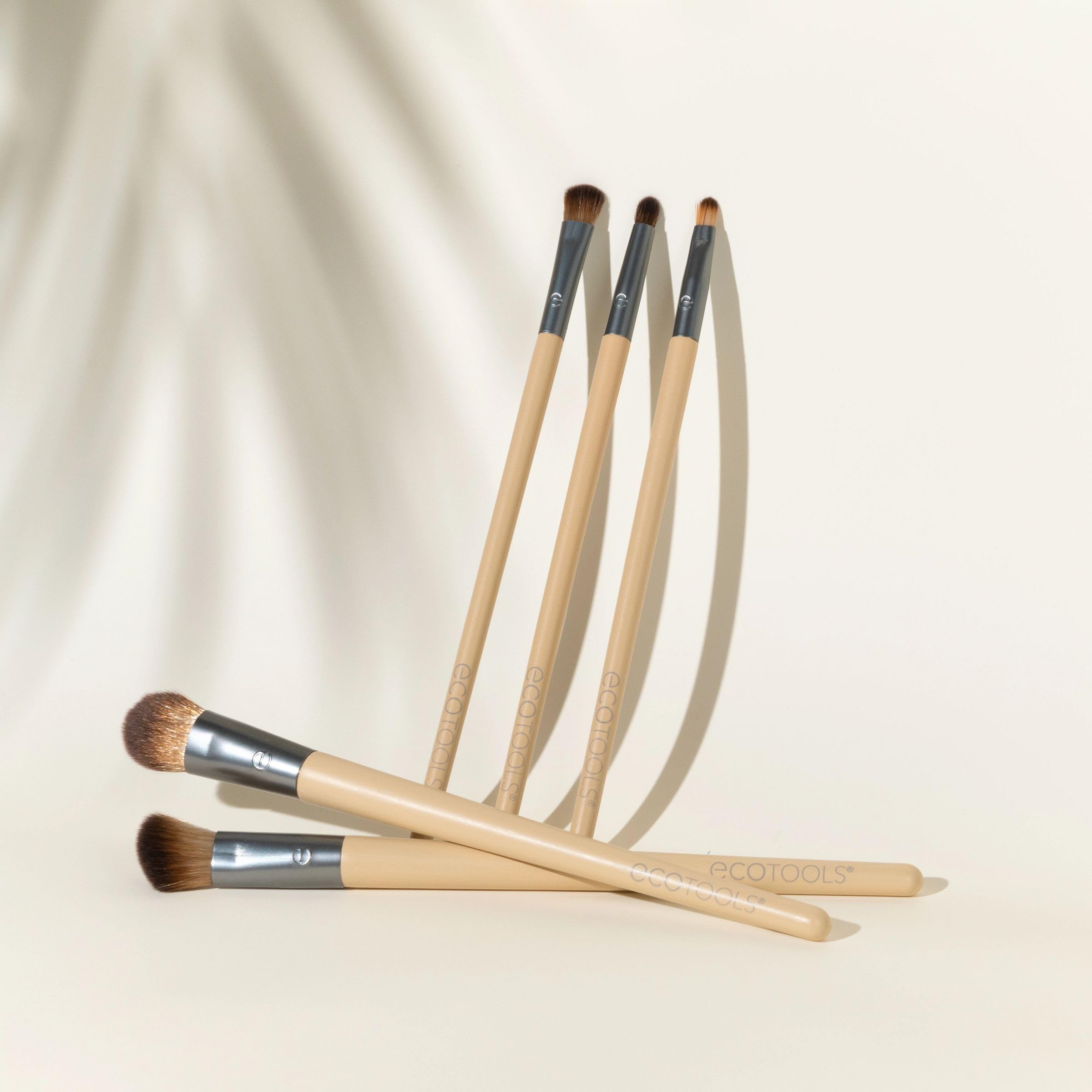 Ecotools Daily Defined Eye Makeup Brush Kit, Travel Friendly, Versatile Eye Makeup Looks, Convenient Makeup Tools On-The-Go, For