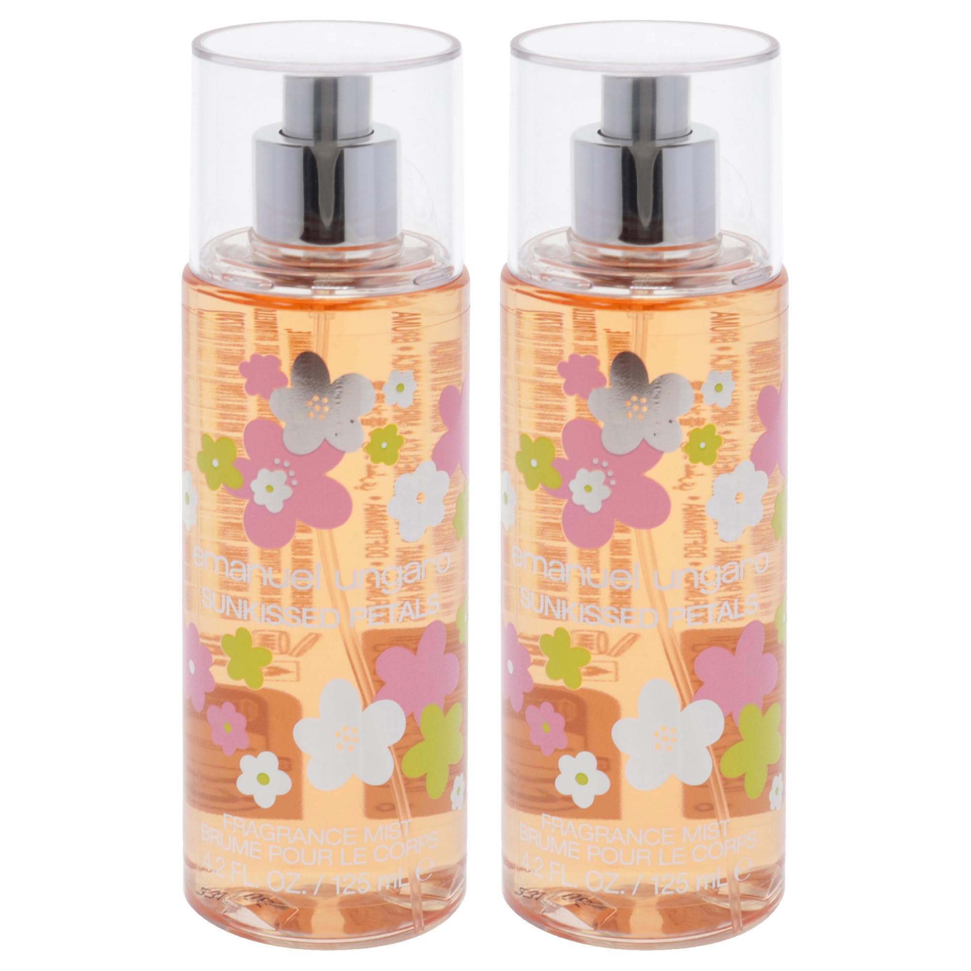 Sunkissed Petals by Emanuel Ungaro for Women - 4.2 oz Fragrance Mist - Pack of 2