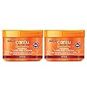 Cantu Coconut Curling Cream For Natural Hair With Pure Shea Butter, 12 Oz (Pack Of 2) (Packaging May Vary)