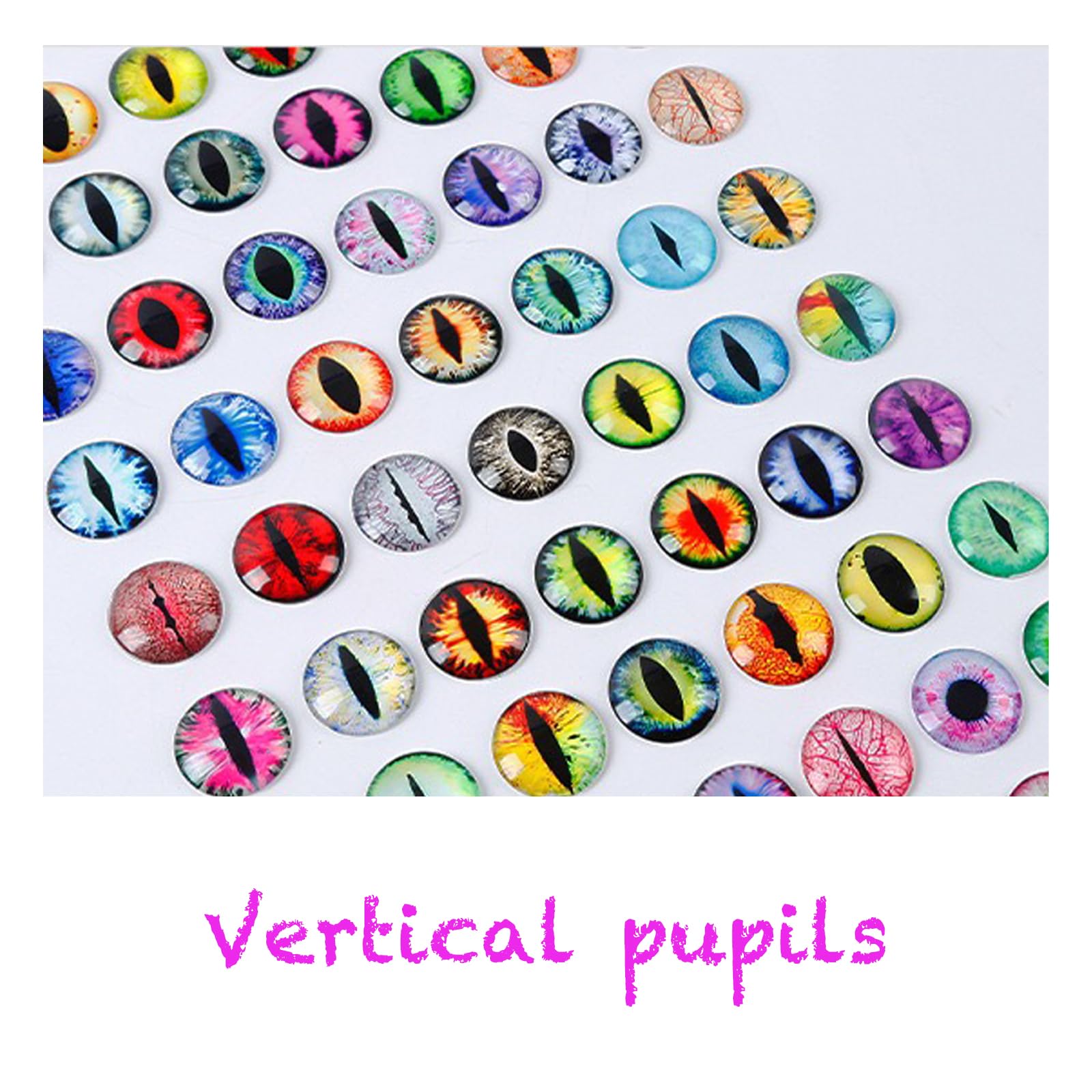 Eye Beads Nail Charms For Acrylic Nails,100Pcs 3D Crystal Nail Art Rhinestones Mixed Animal Eye Decoration, Nail Diamonds Y2K Na