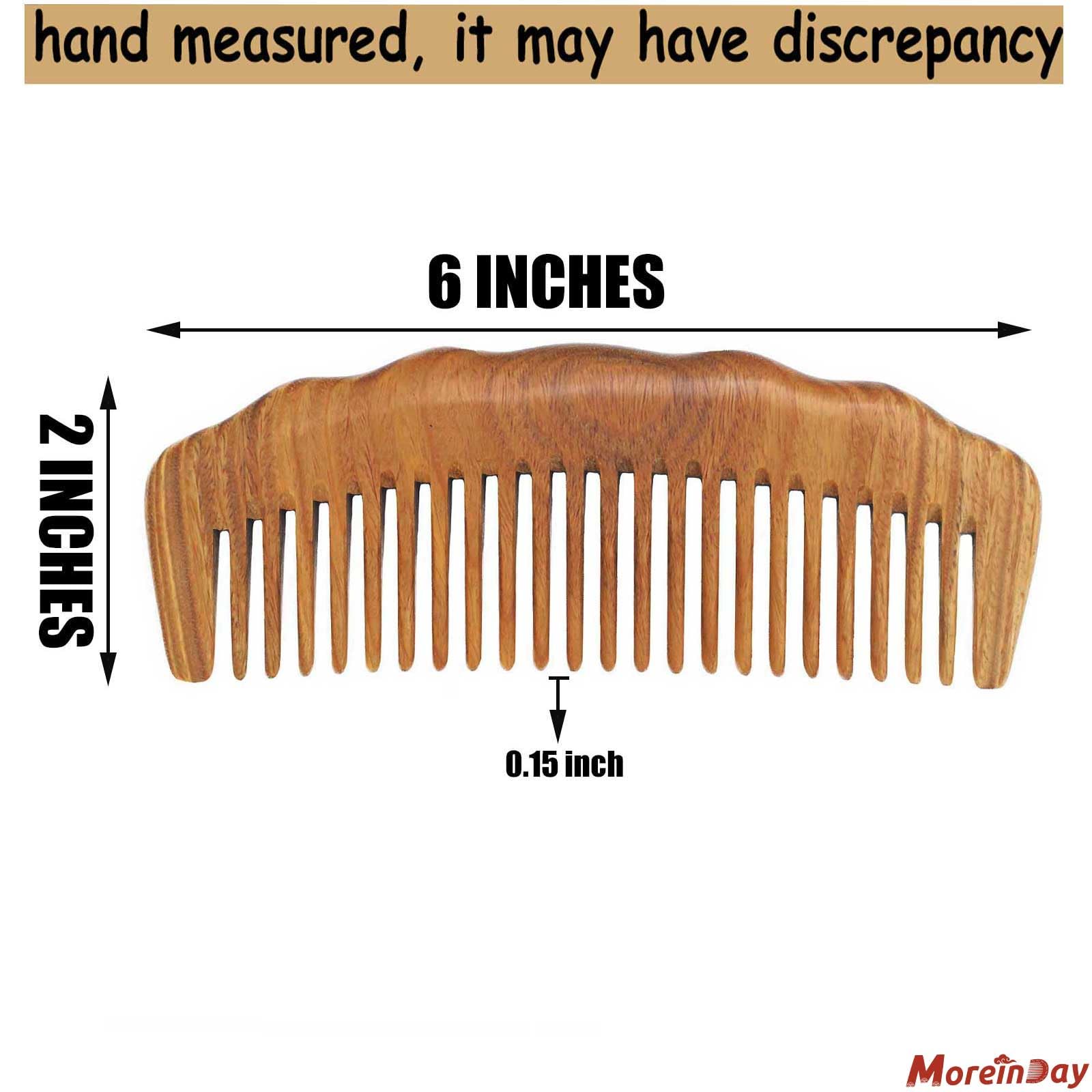 The Moreinday Wooden Comb With Wide Tooth For Women Wood Comb Sandalwood Comb Hair Comb For Men