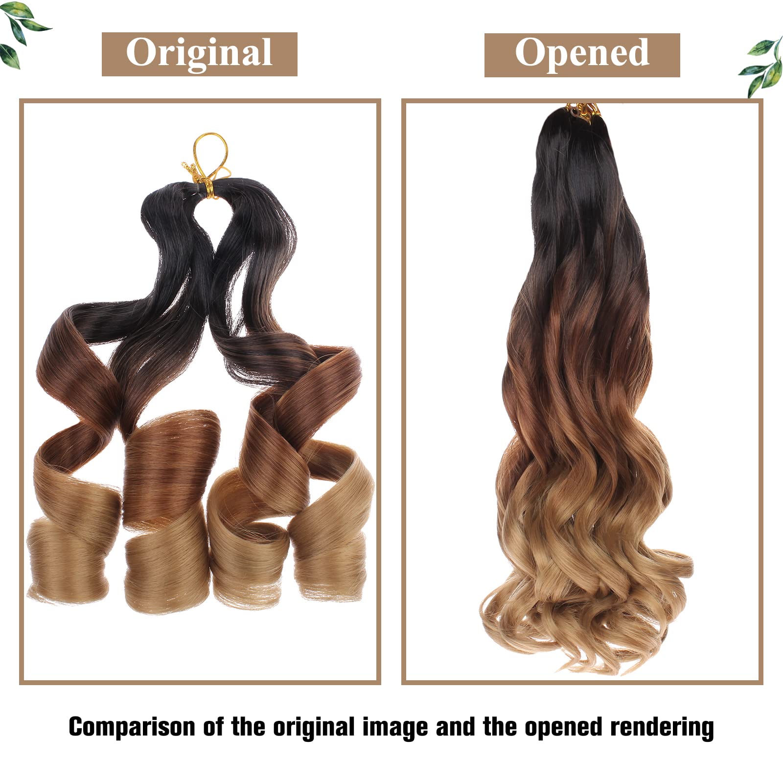 Cookoo 9 Pack Pre Stretched French Curls Braiding Hair 10 Inch Ombre Brown To Blonde Goddess Box Braids With Curly Ends Loose Wa